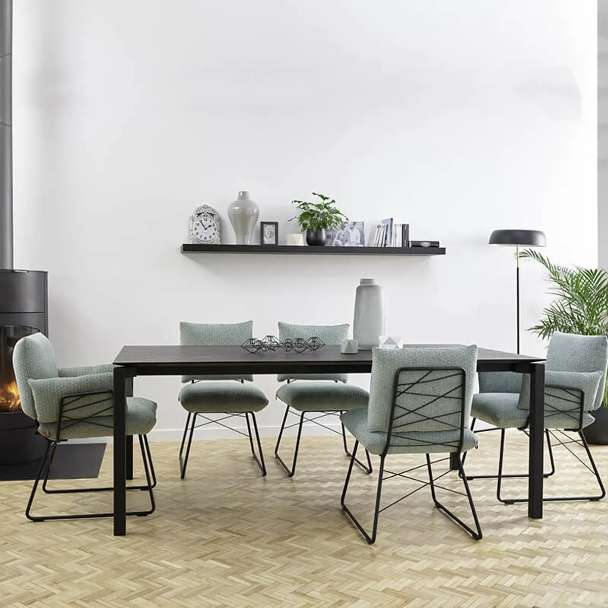 Cosy Mobitec® - Fauteuil design confortable assise en tissu et pieds en métal — vue 4
