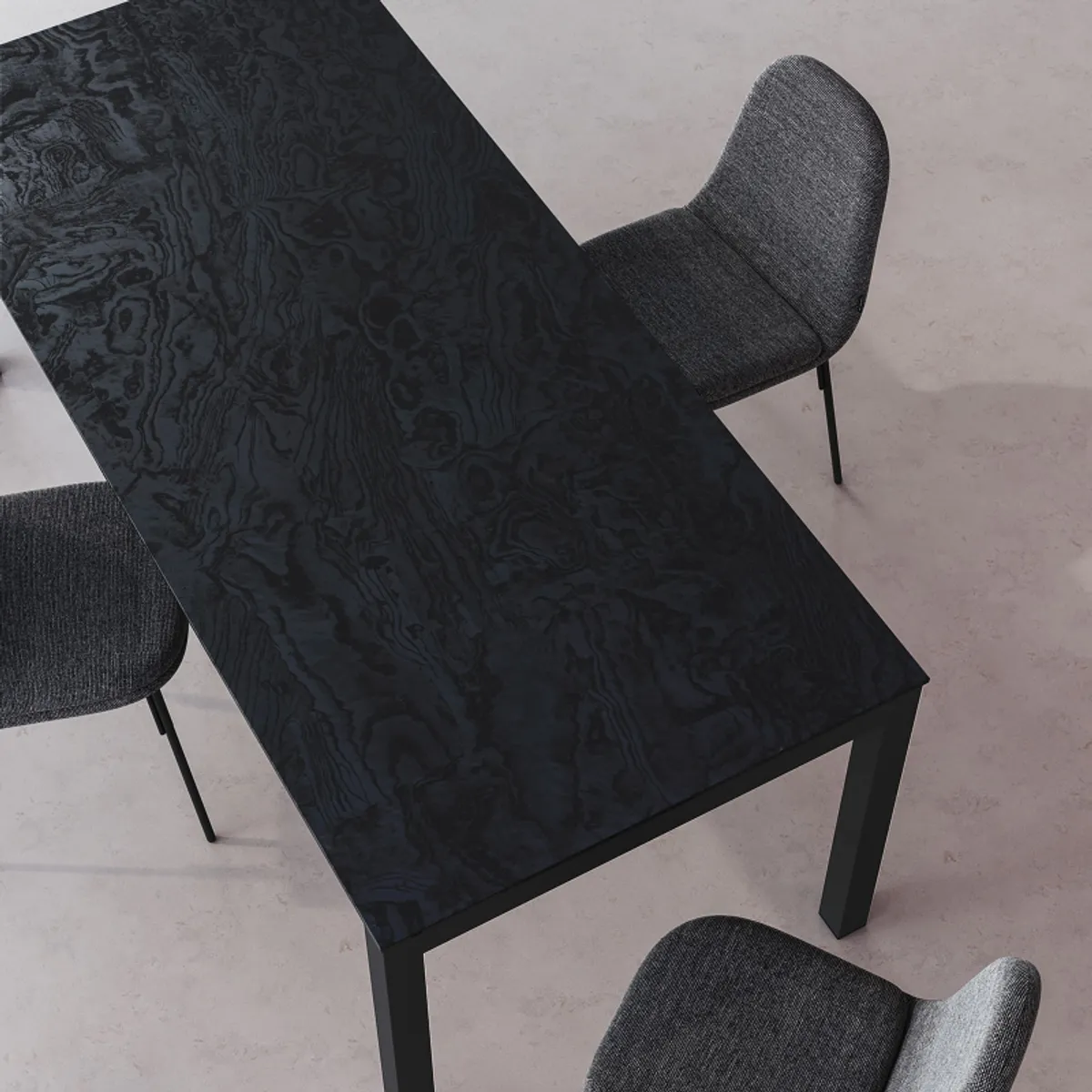 Galet Mobliberica® - Chaise design coque avec pieds en métal — vue 4