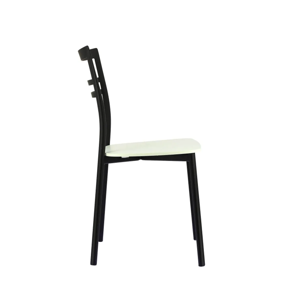 Go Connubia® - Chaise contemporaine en métal et assise multiplis bois — vue 5