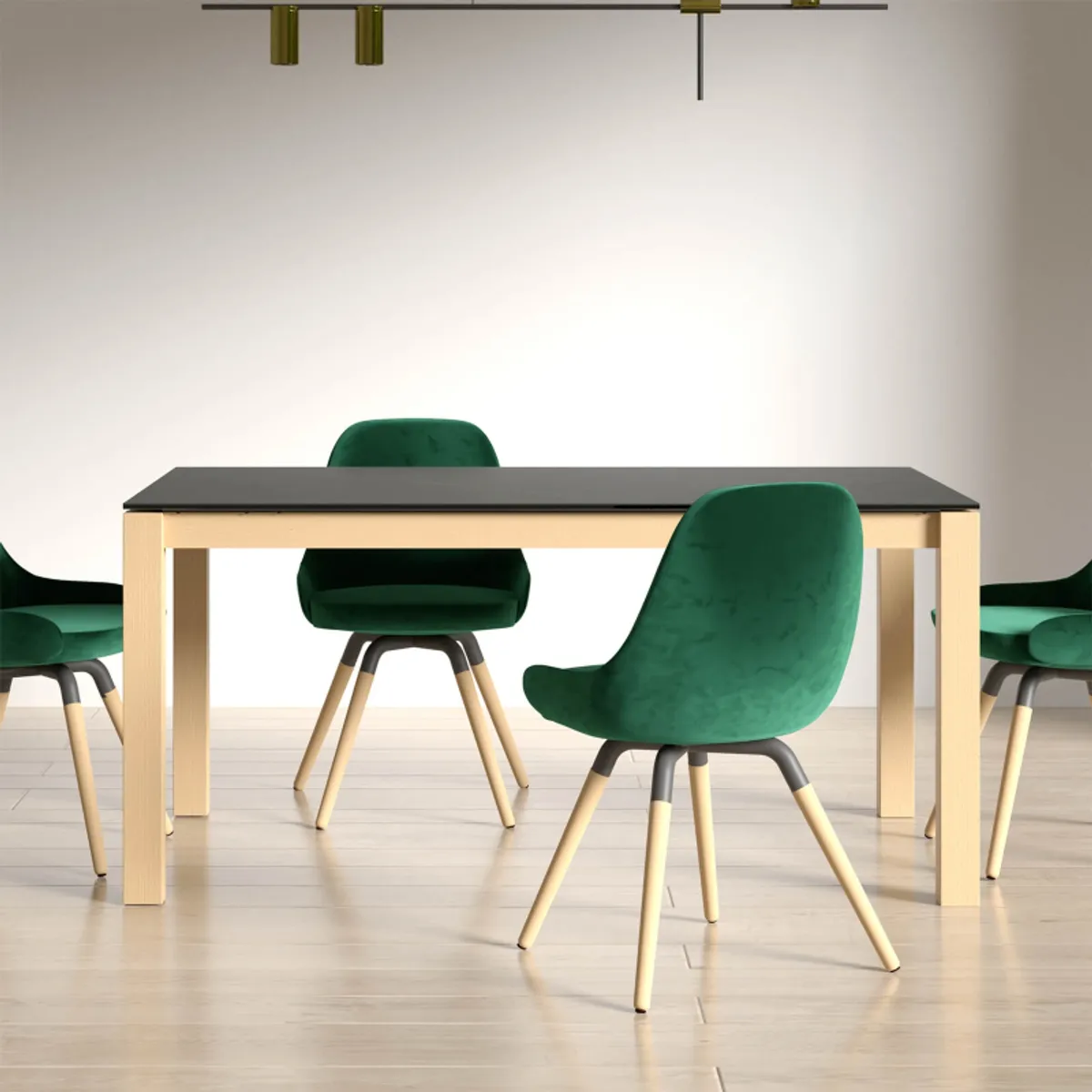 Quadra - Table moderne en céramique extensible — vue 5