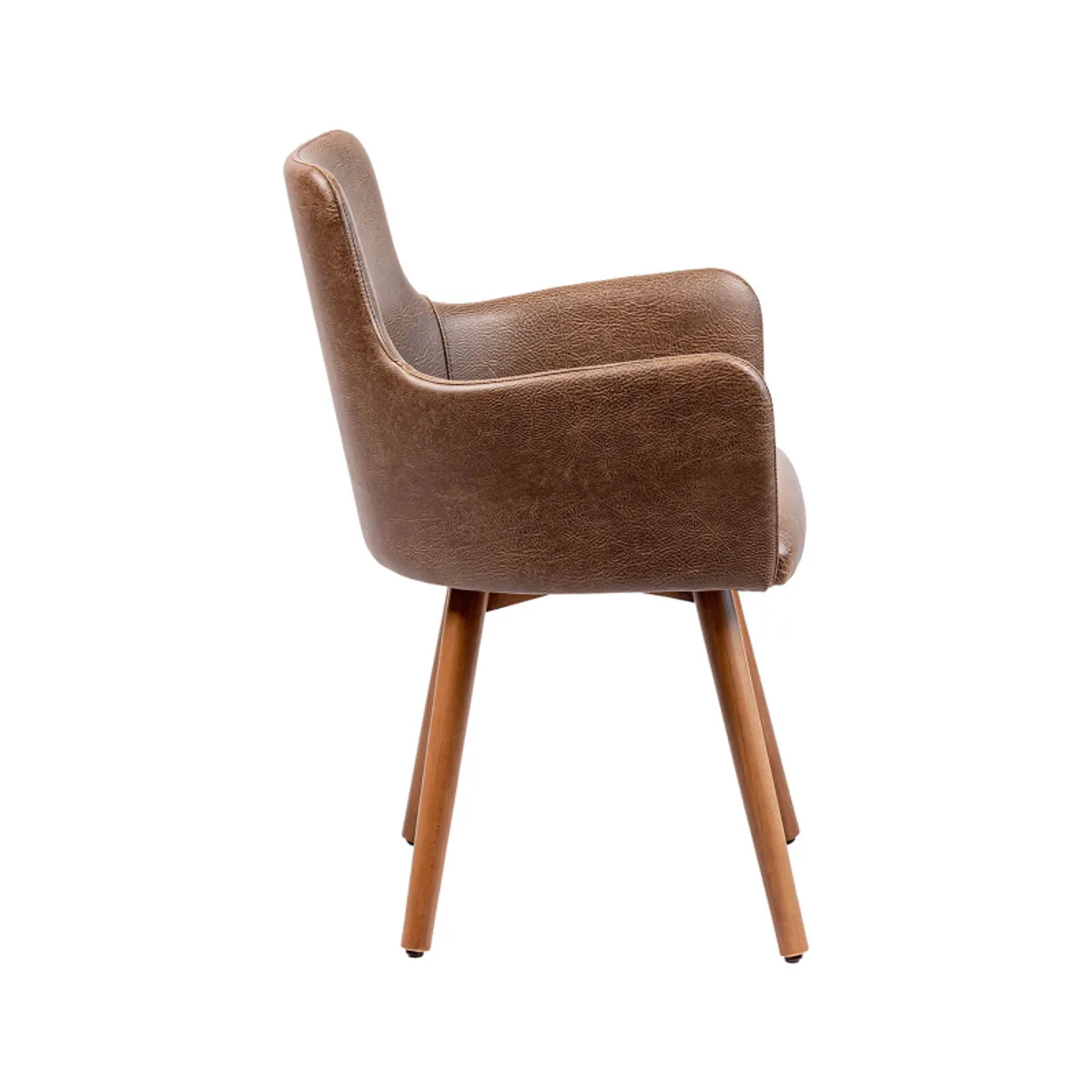 Anders - Fauteuil rembourré avec pieds bois — vue 4