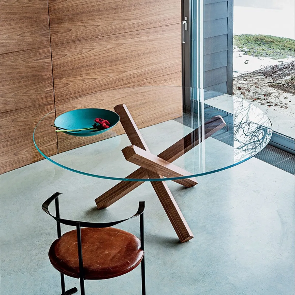 Aikido Sovet® - Table en verre design ronde — vue 5