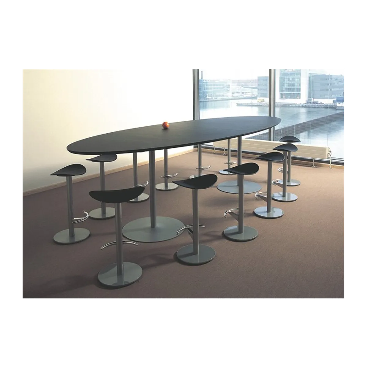 Coma Enea® - Tabouret design en polypropylène et métal — vue 3