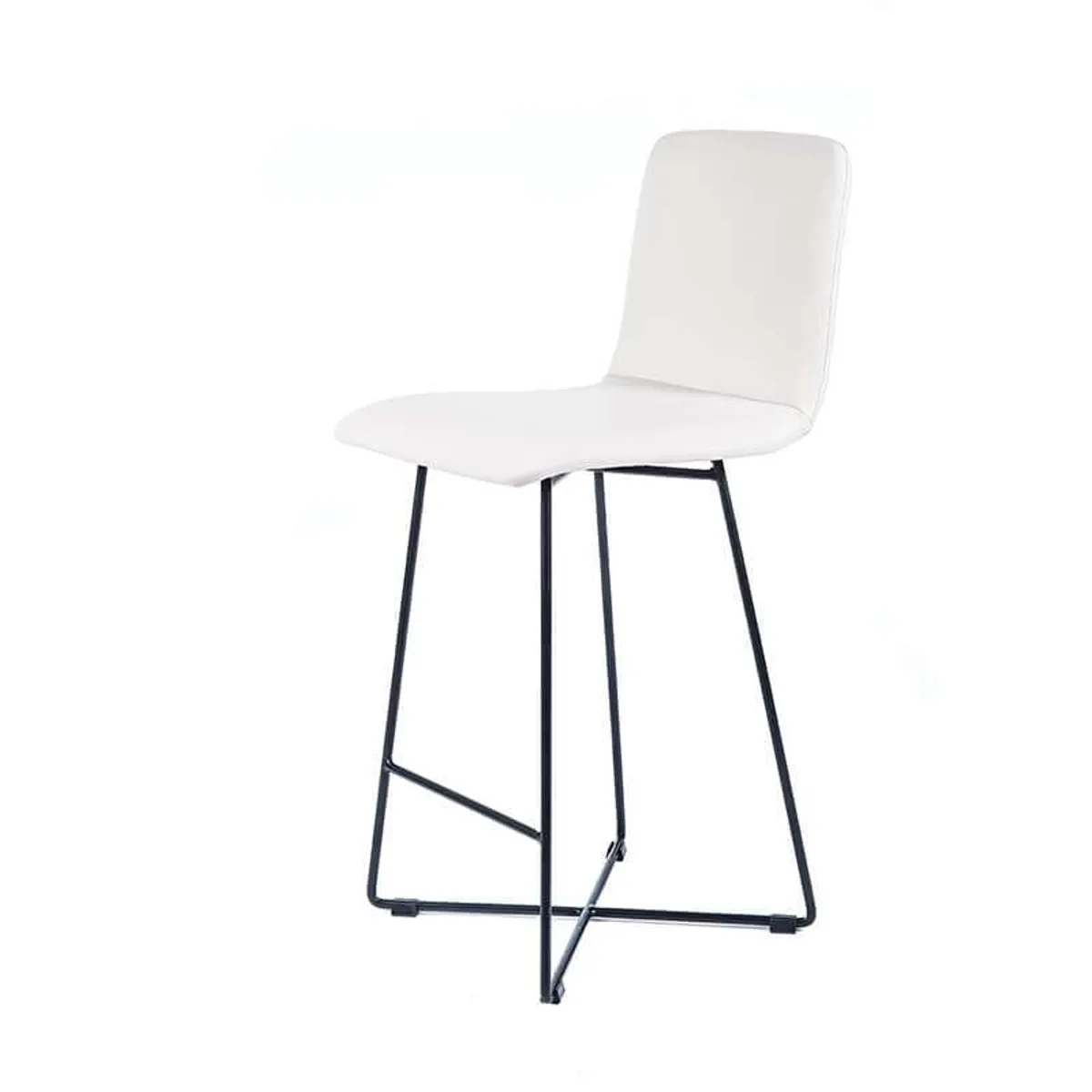 BarPlaza diamant - Tabouret snack style scandinave avec pieds design en métal — vue 3