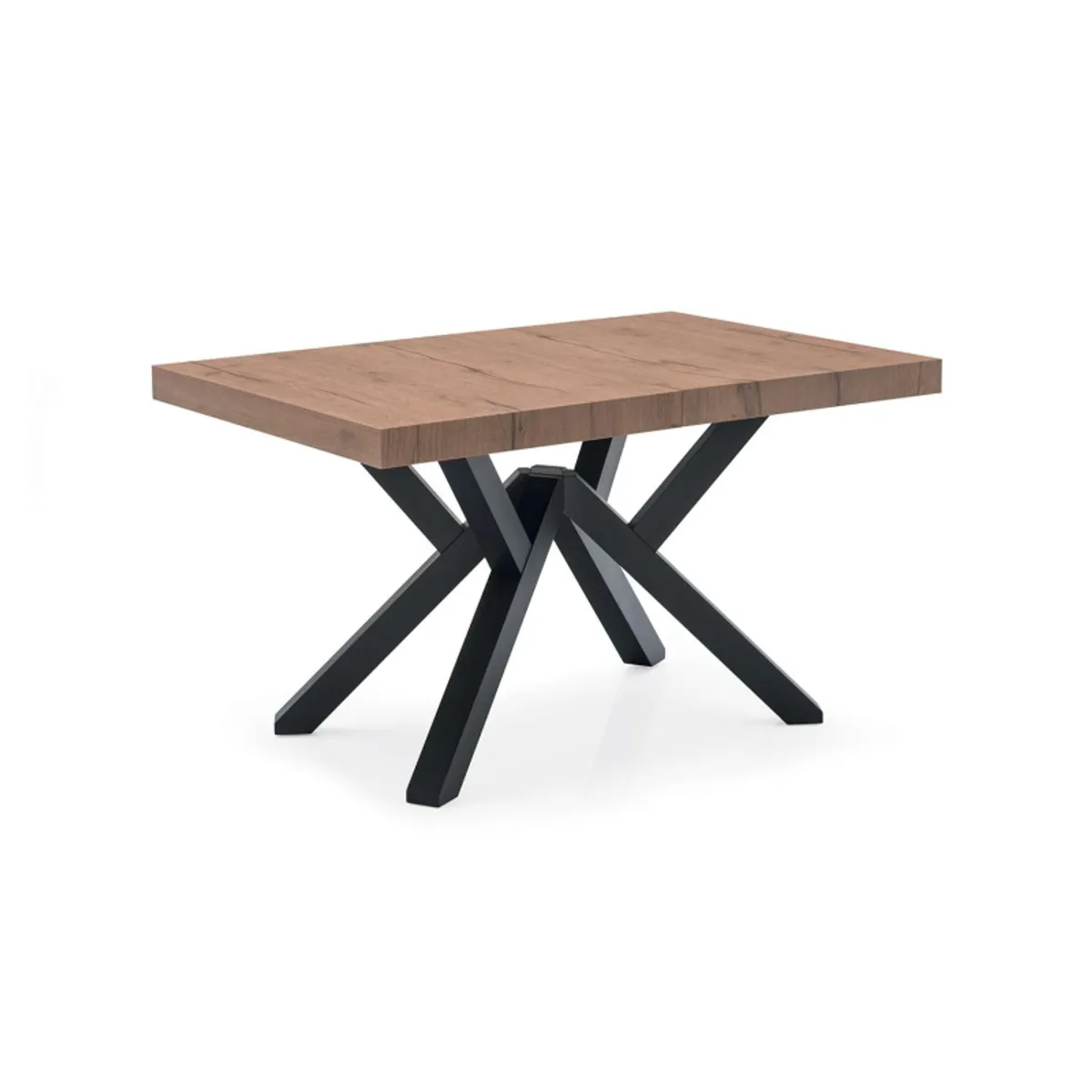 Mikado Connubia© - Table extensible design en mélaminé avec pieds en bois — vue 3