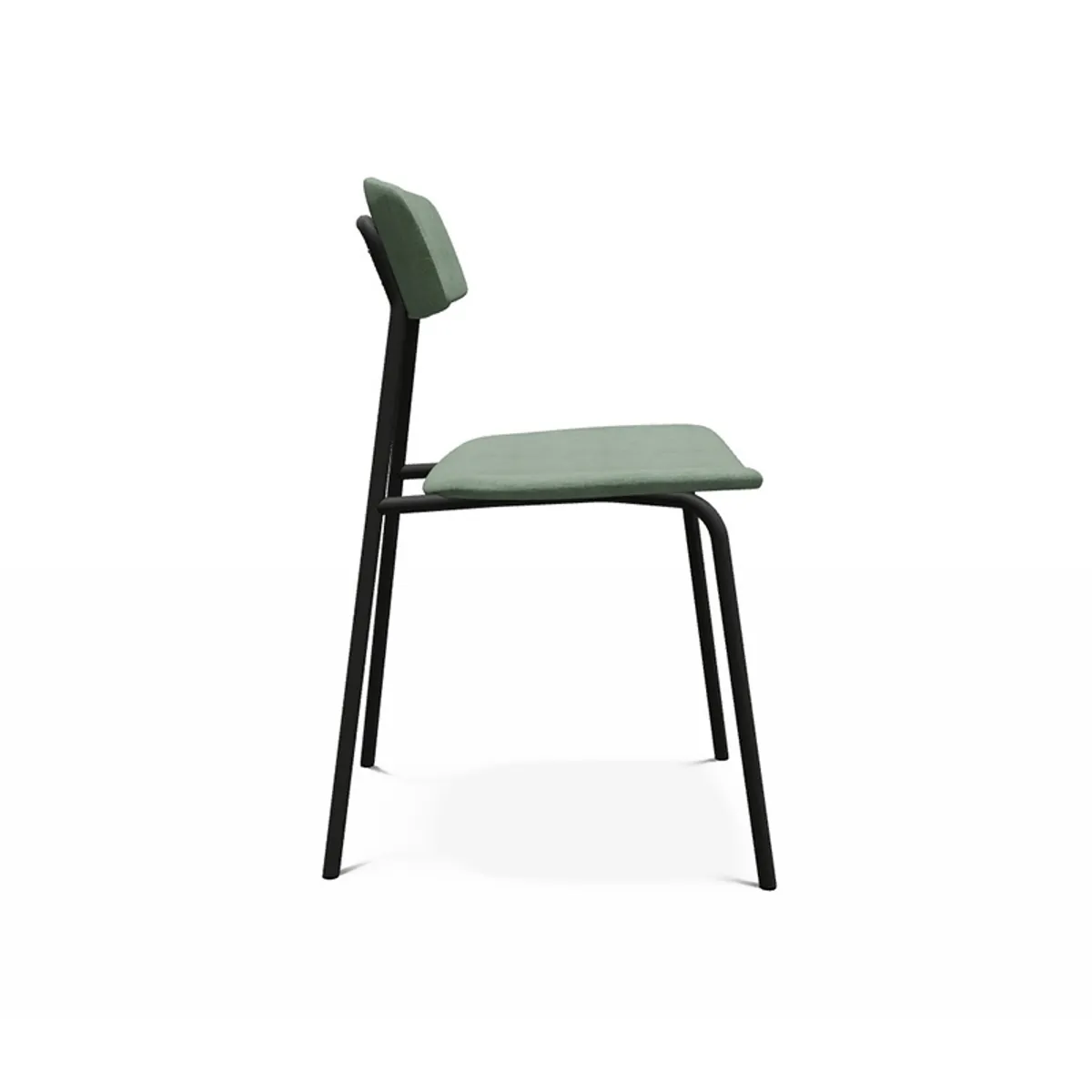Lazio - Chaise en tissu de style rétro fabriquée en Belgique — vue 5