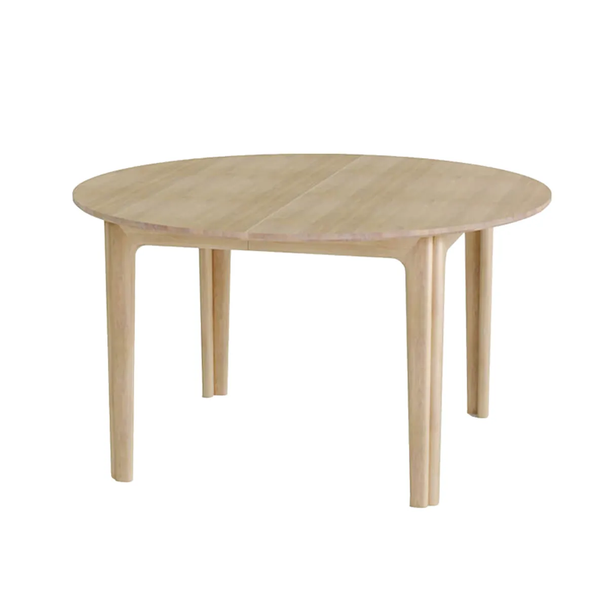 SM112 - Table ronde extensible en bois massif conçue au Danemark — vue 3