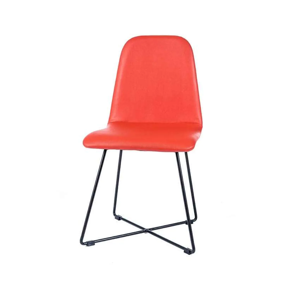 Pandora - Chaise design avec pieds filaires noirs — vue 5