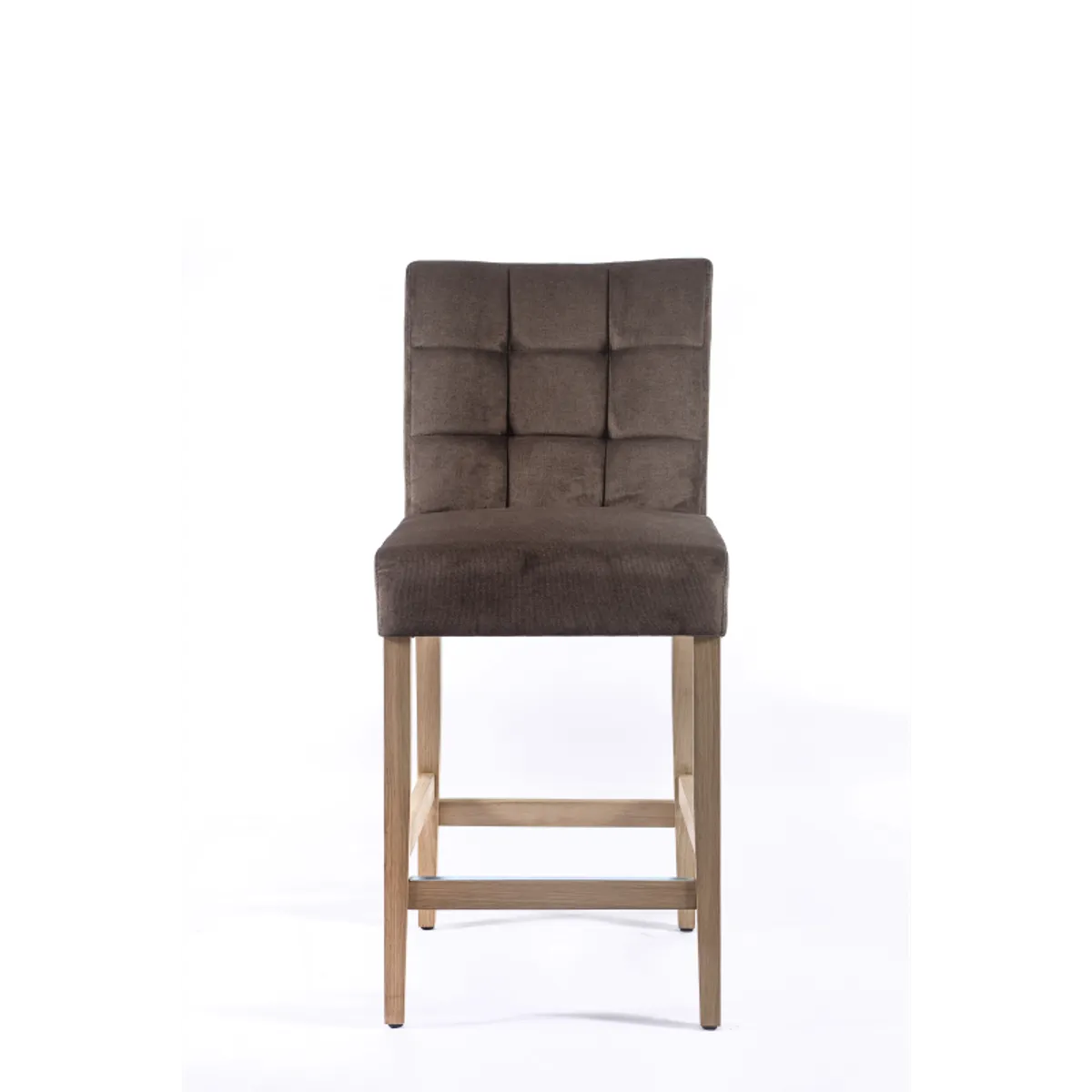 Tabouret snack en tissu et bois – Matias 2 — vue 4