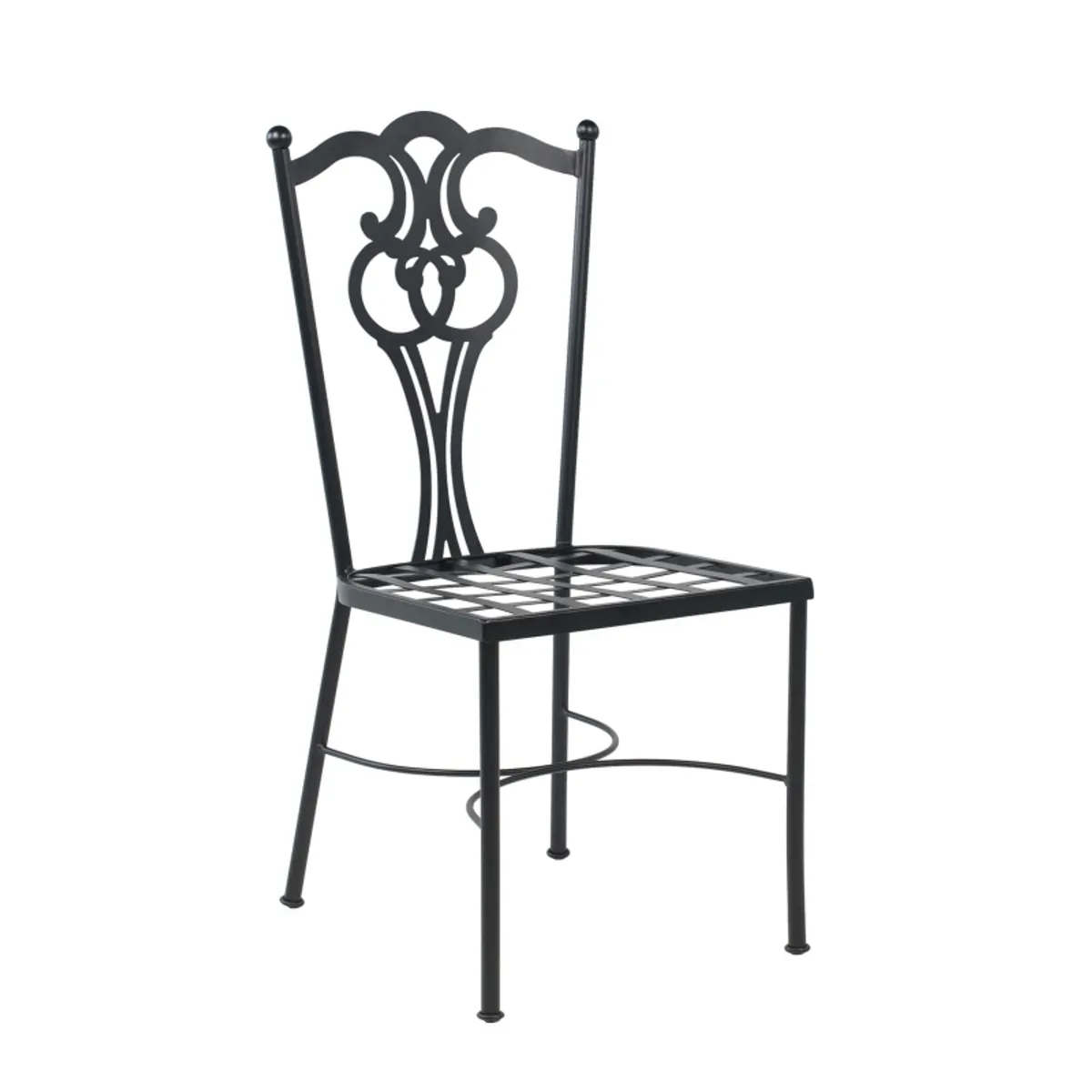 Viena - Chaise de jardin provençale en acier — vue 3