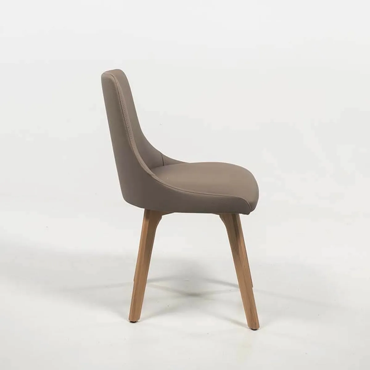 Lars - Chaise de salle à manger vintage avec pieds en bois — vue 4