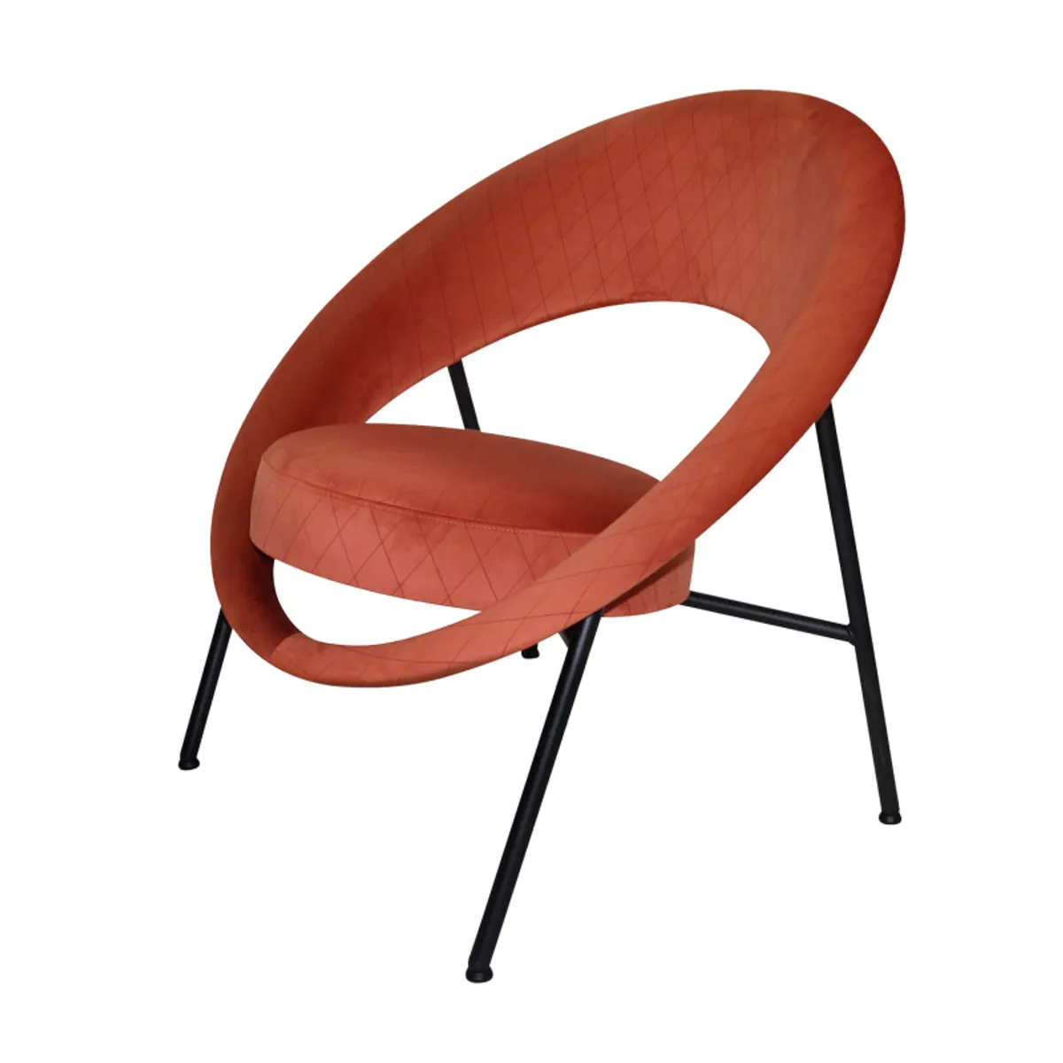 Saturn - Fauteuil design en tissu fabriqué en France — vue 5