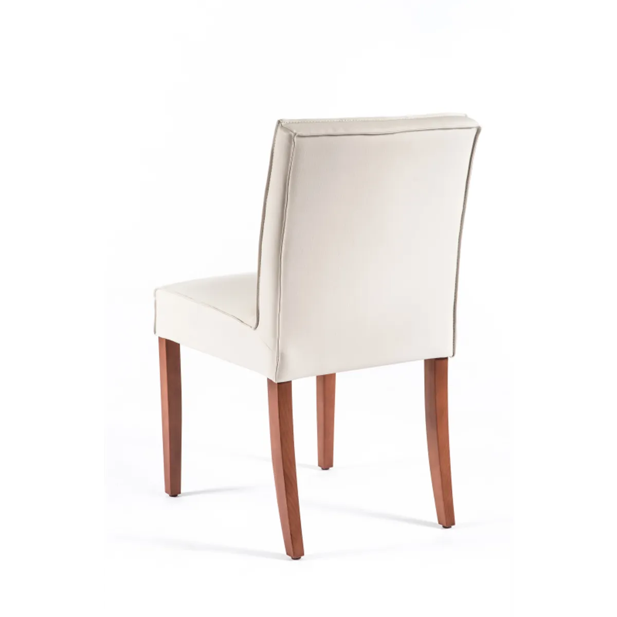 Carpe 2 - Chaise matelassée en synthétique et bois — vue 3