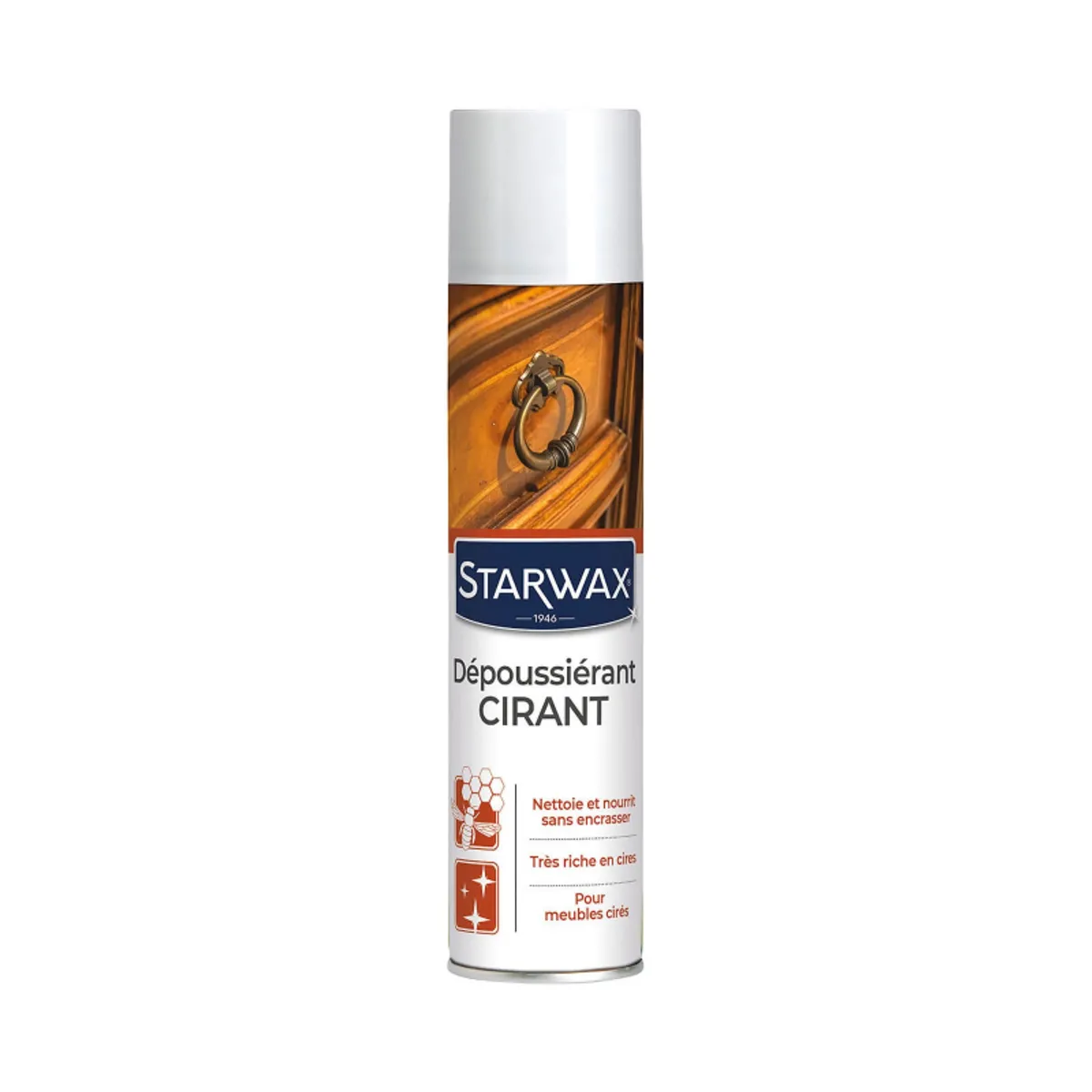 Nettoyant cirant Starwax® - Nettoyant dépoussiérant cirant pour mobilier d'intérieur 400 ml