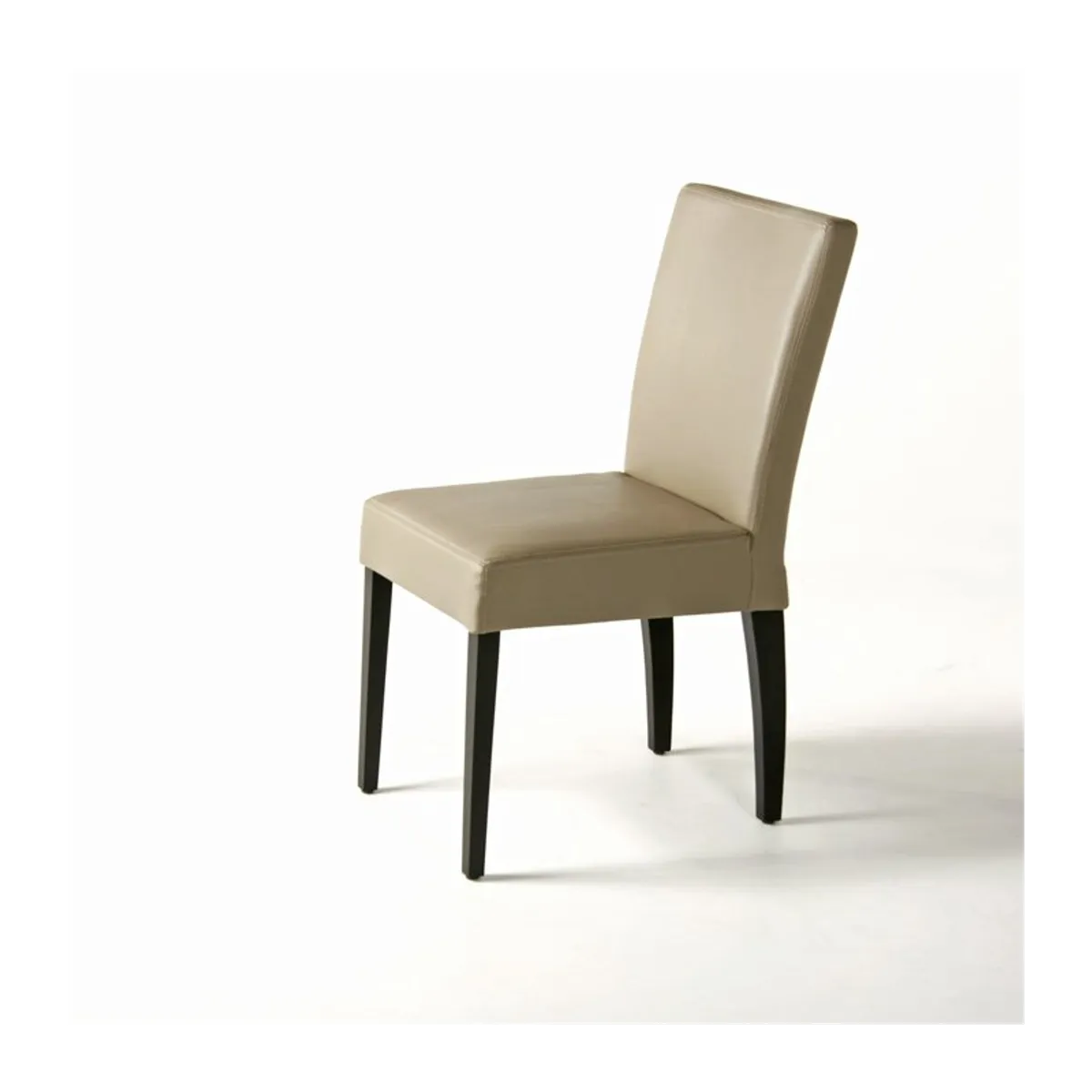 Matias - Chaise contemporaine en synthétique et bois — vue 3