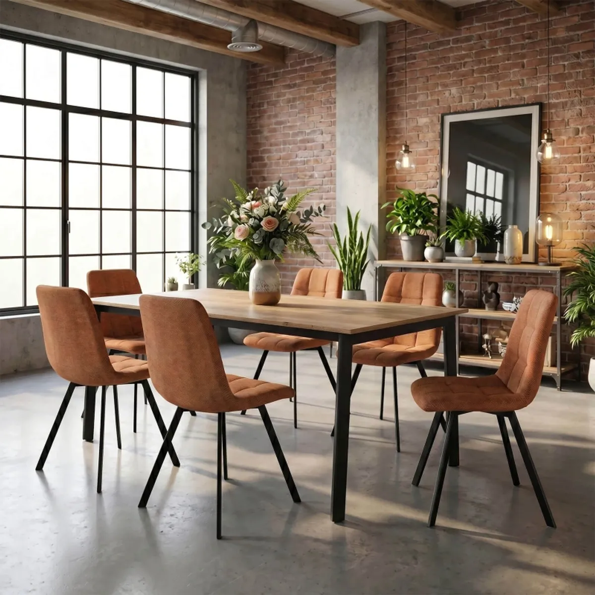 Victoria - Table à manger fabriquée en Belgique