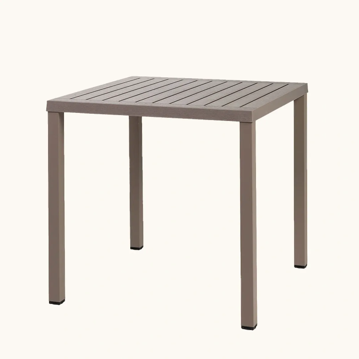 Cube - Table de jardin réglable en hauteur carrée fabriquée en Italie