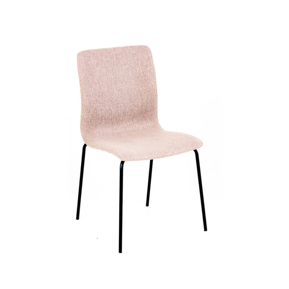 Amelie - Chaise en tissu et pieds en métal — vue 3