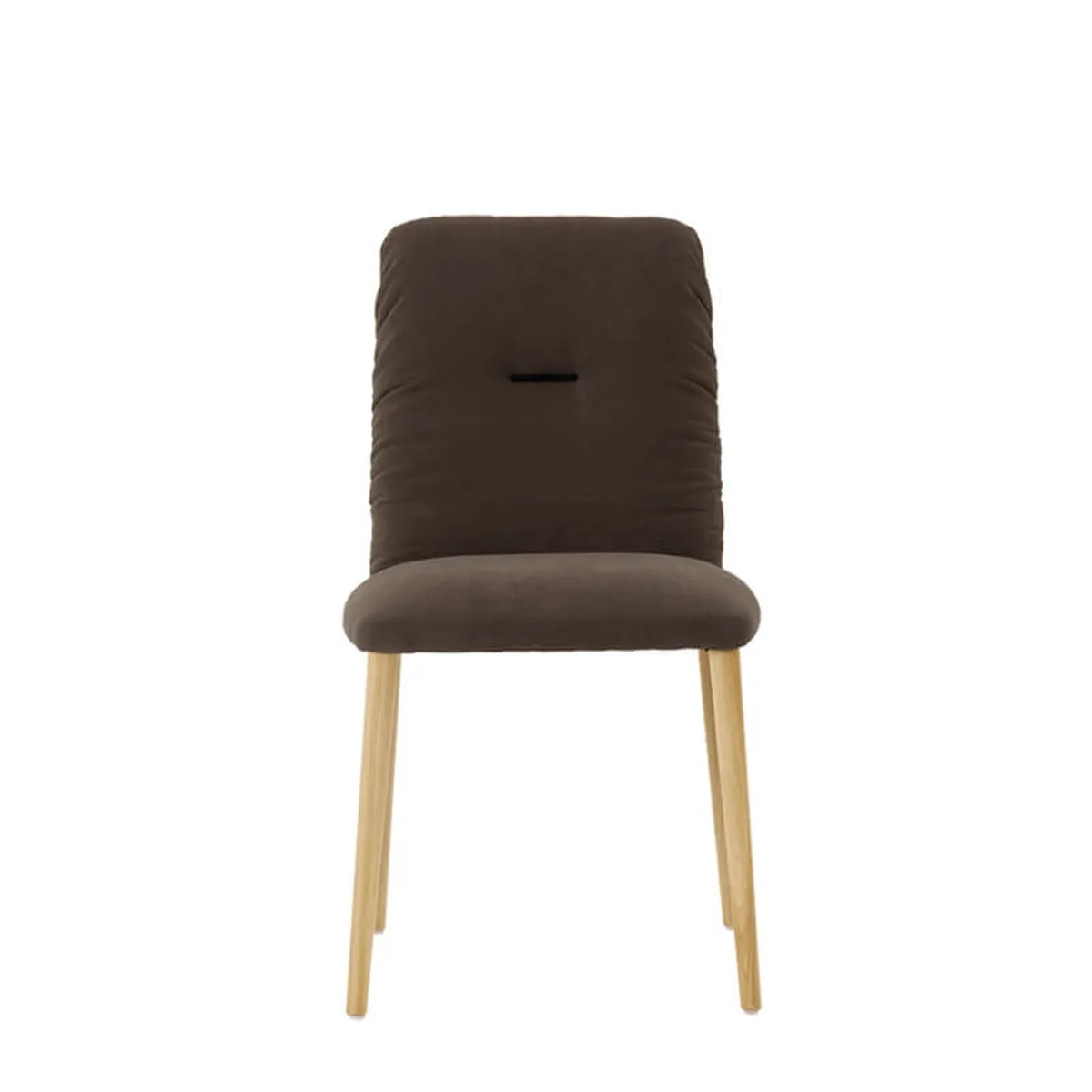 Aura Mobitec® - Chaise style cocooning en tissu et pieds bois — vue 4