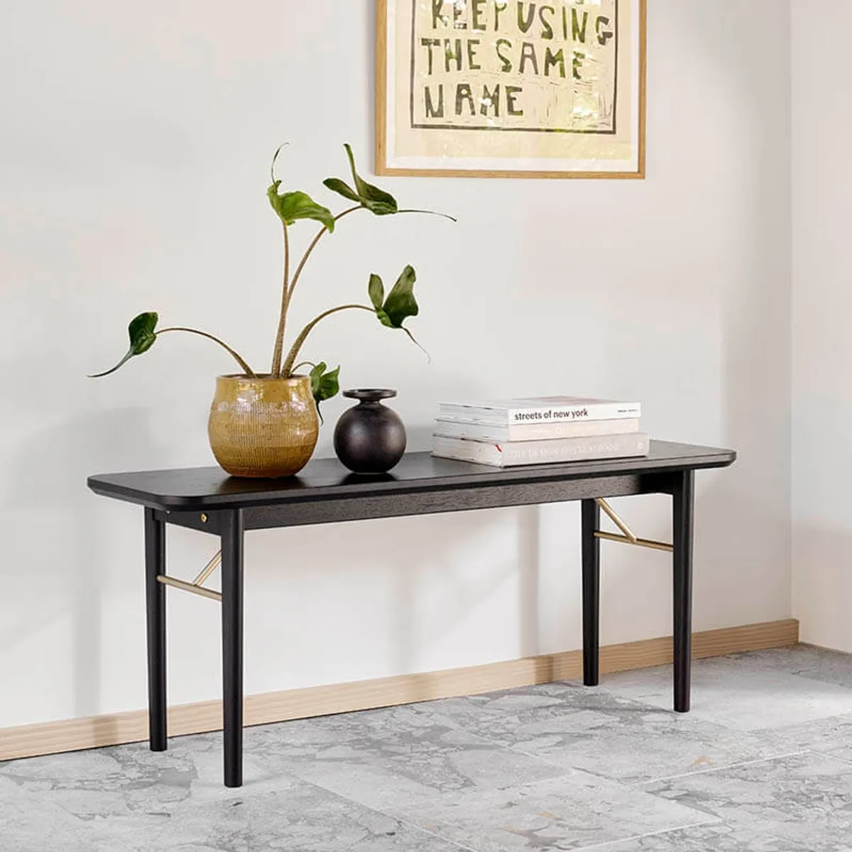 SM832/833 - Banc en bois massif fabrication danoise — vue 4