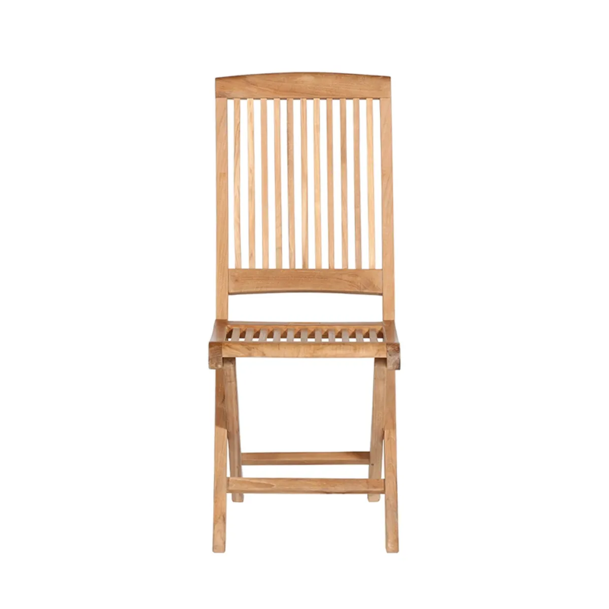 Bodini - Chaise de jardin pliante en teck massif — vue 4
