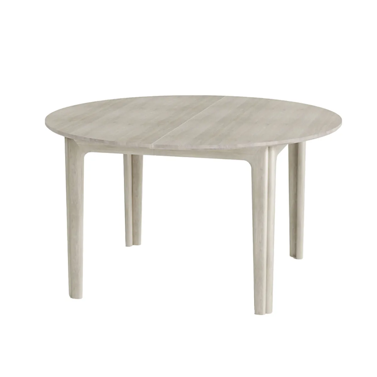 SM112 - Table ronde extensible en bois massif conçue au Danemark — vue 4