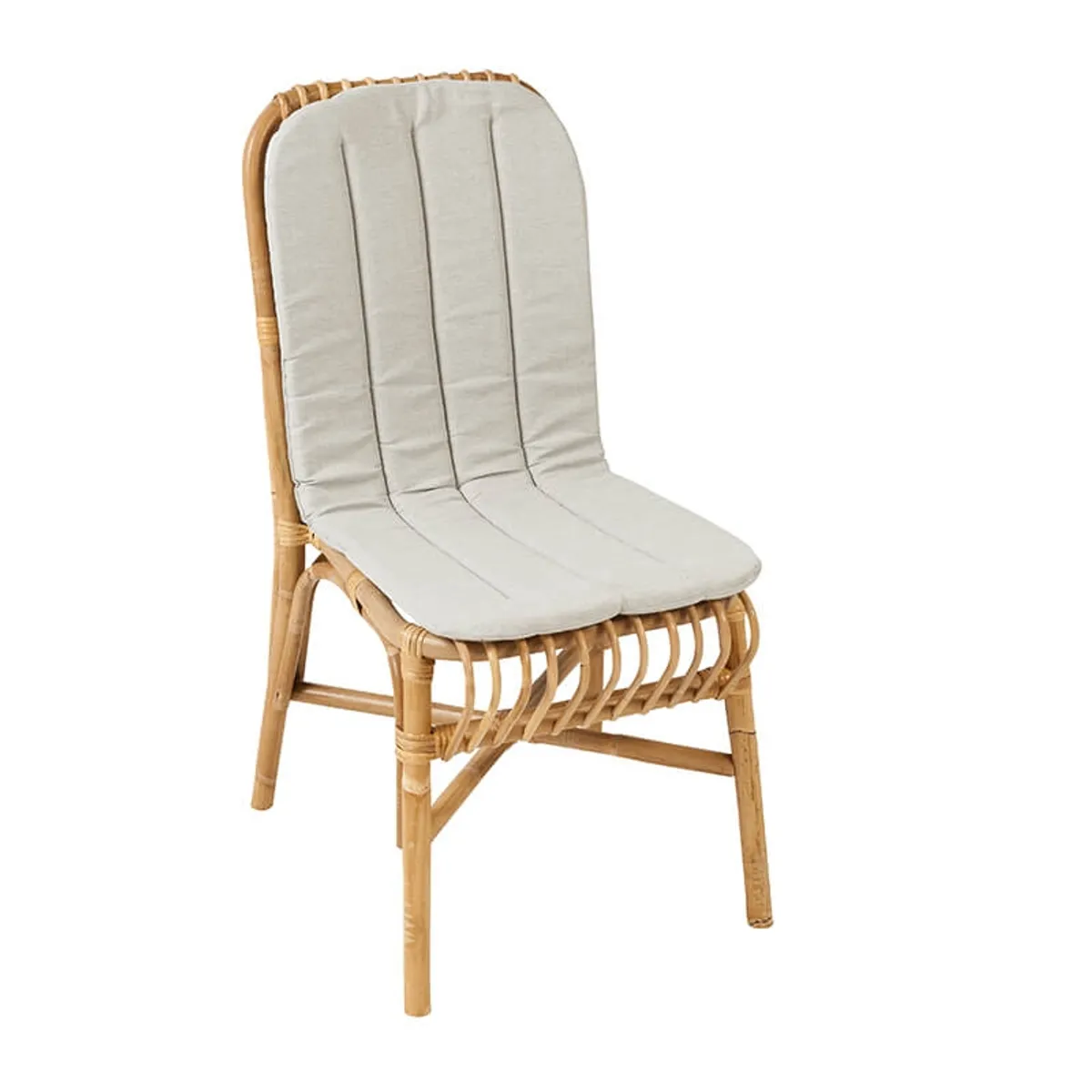 Valérie - Chaise ethnique en rotin naturel — vue 4