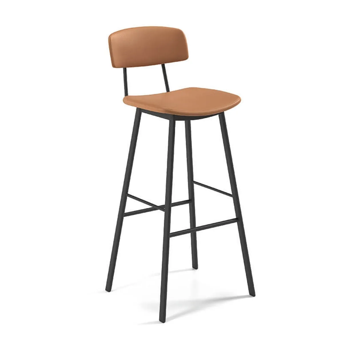 Amica - Tabouret hauteur bar moderne en simili — vue 4