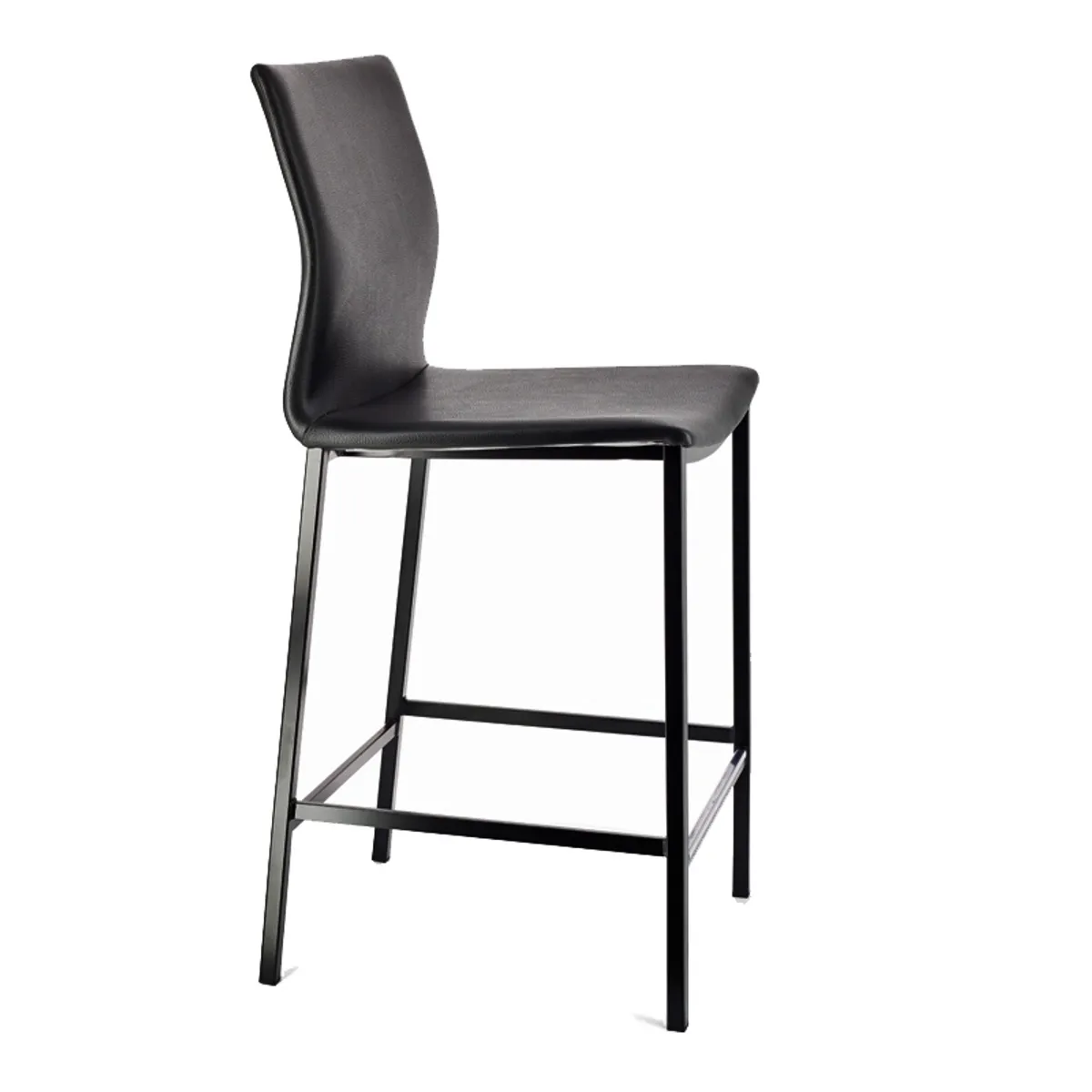 Sierra - Tabouret snack en métal et simili — vue 4