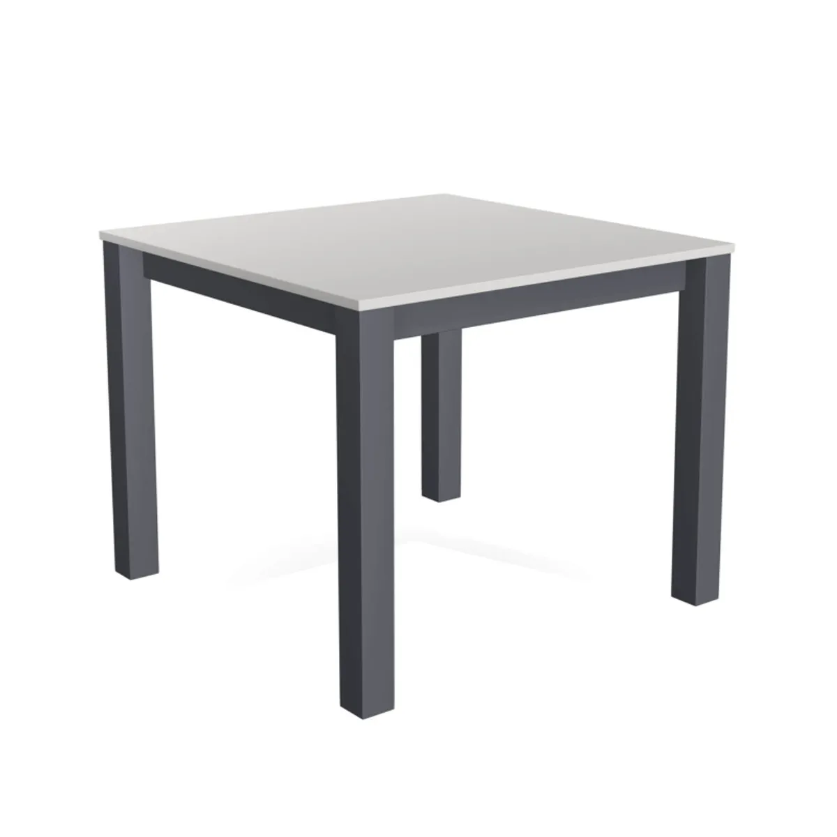 Verona - Table carrée avec pieds métal conçue en Belgique — vue 4