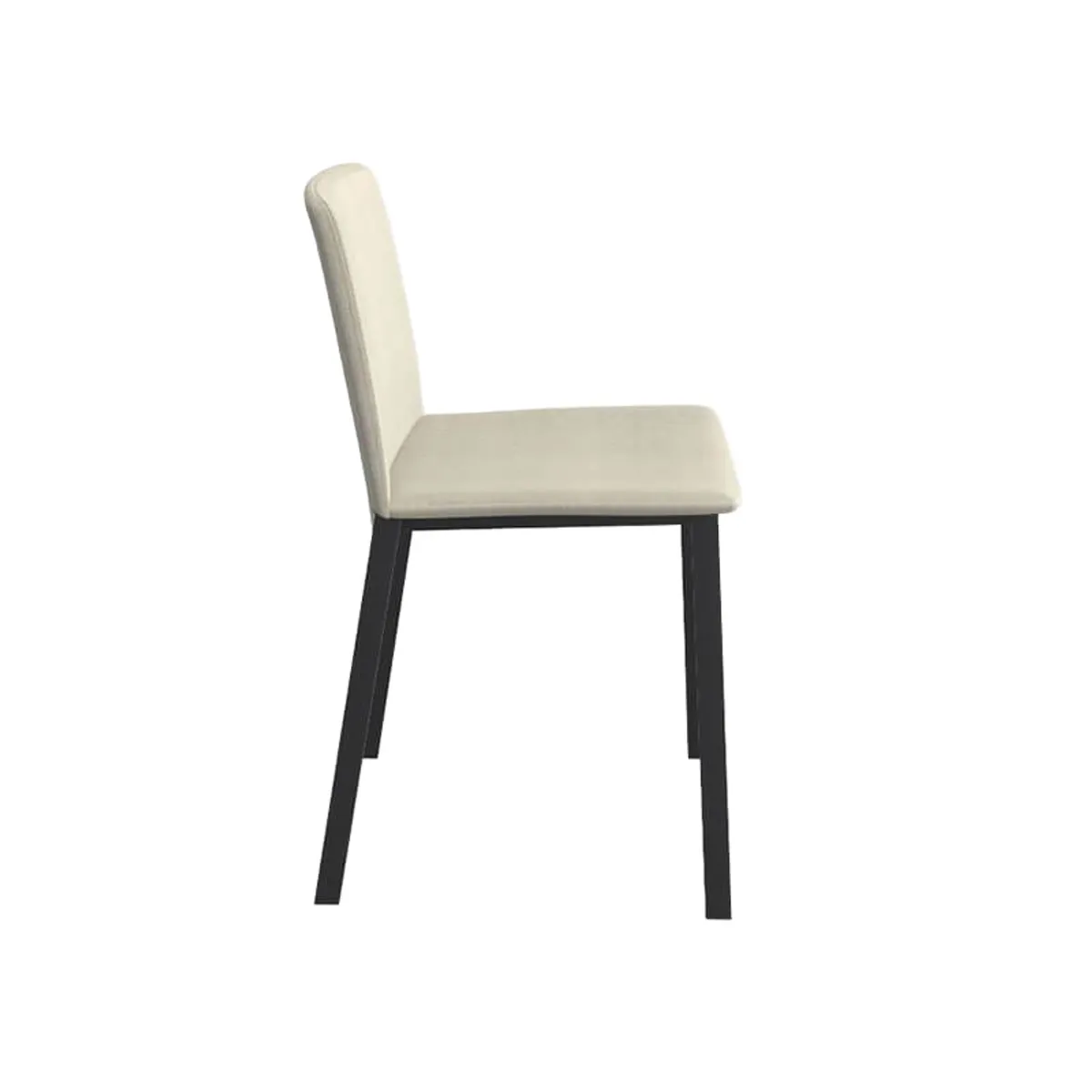 Primera - Chaise moderne tissu et pieds métal — vue 3