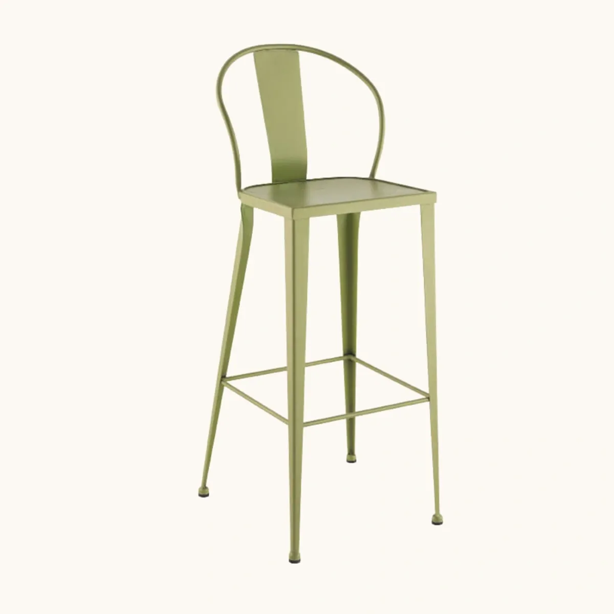 Turia TB-317 - Tabouret de jardin vintage en métal