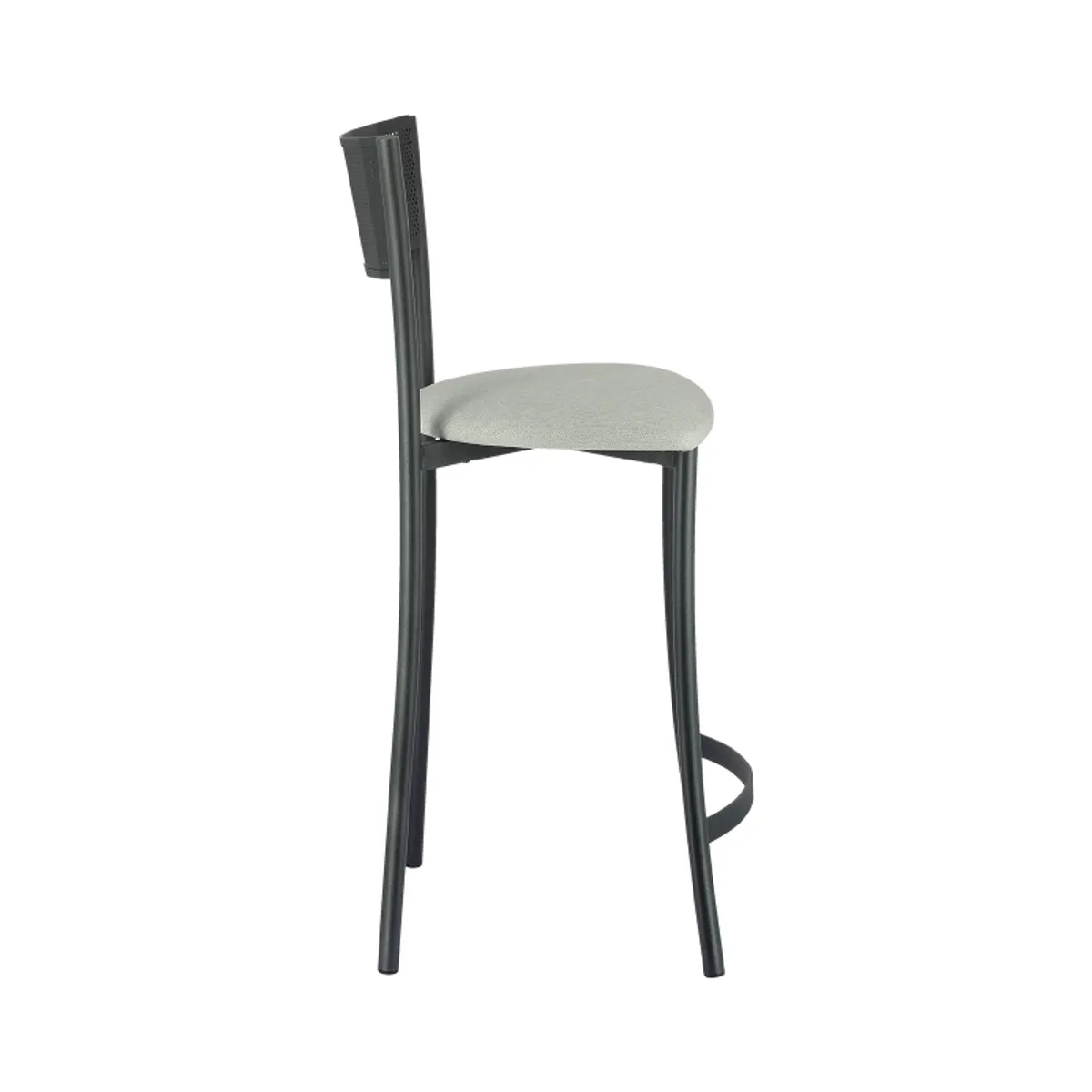 Wasabi Carrier® - Tabouret haut assise en tissu et structure en métal fabrication française — vue 5