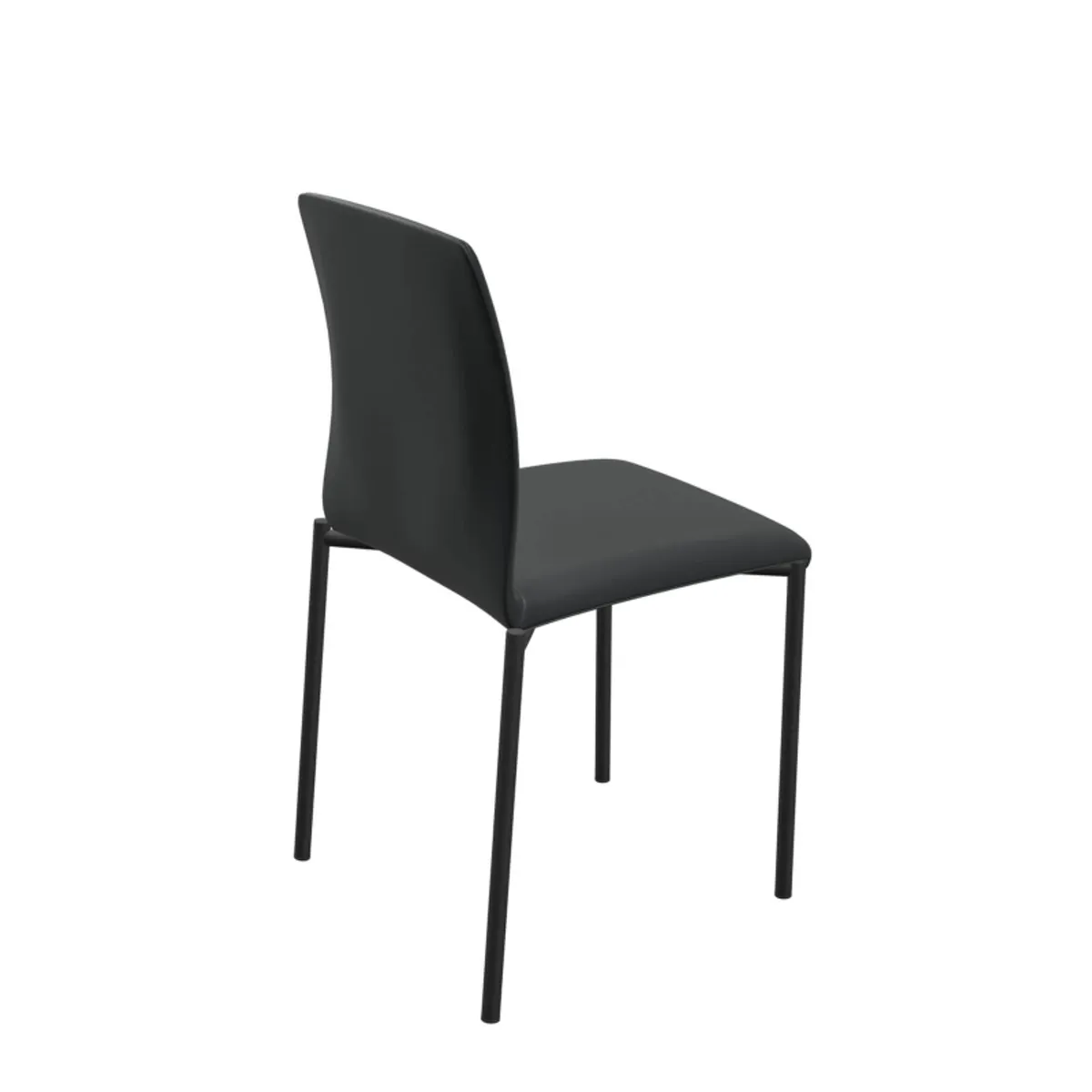 Pro'G - Chaise moderne en métal et simili — vue 4