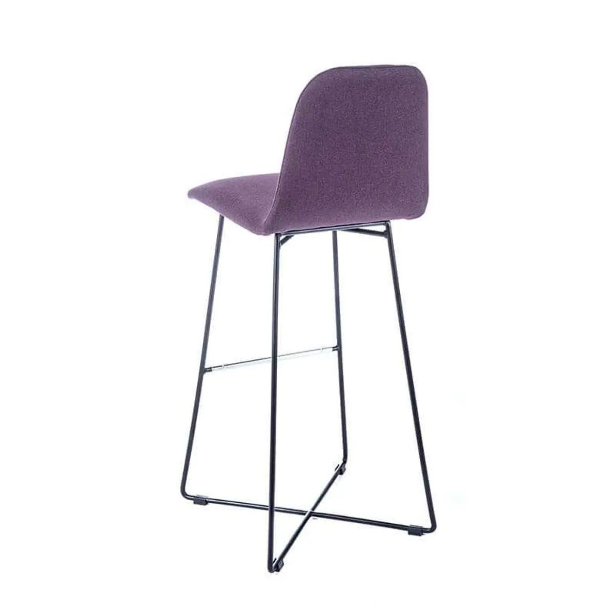 BarPandora - Tabouret de bar design en tissu avec pieds filaires en métal — vue 4