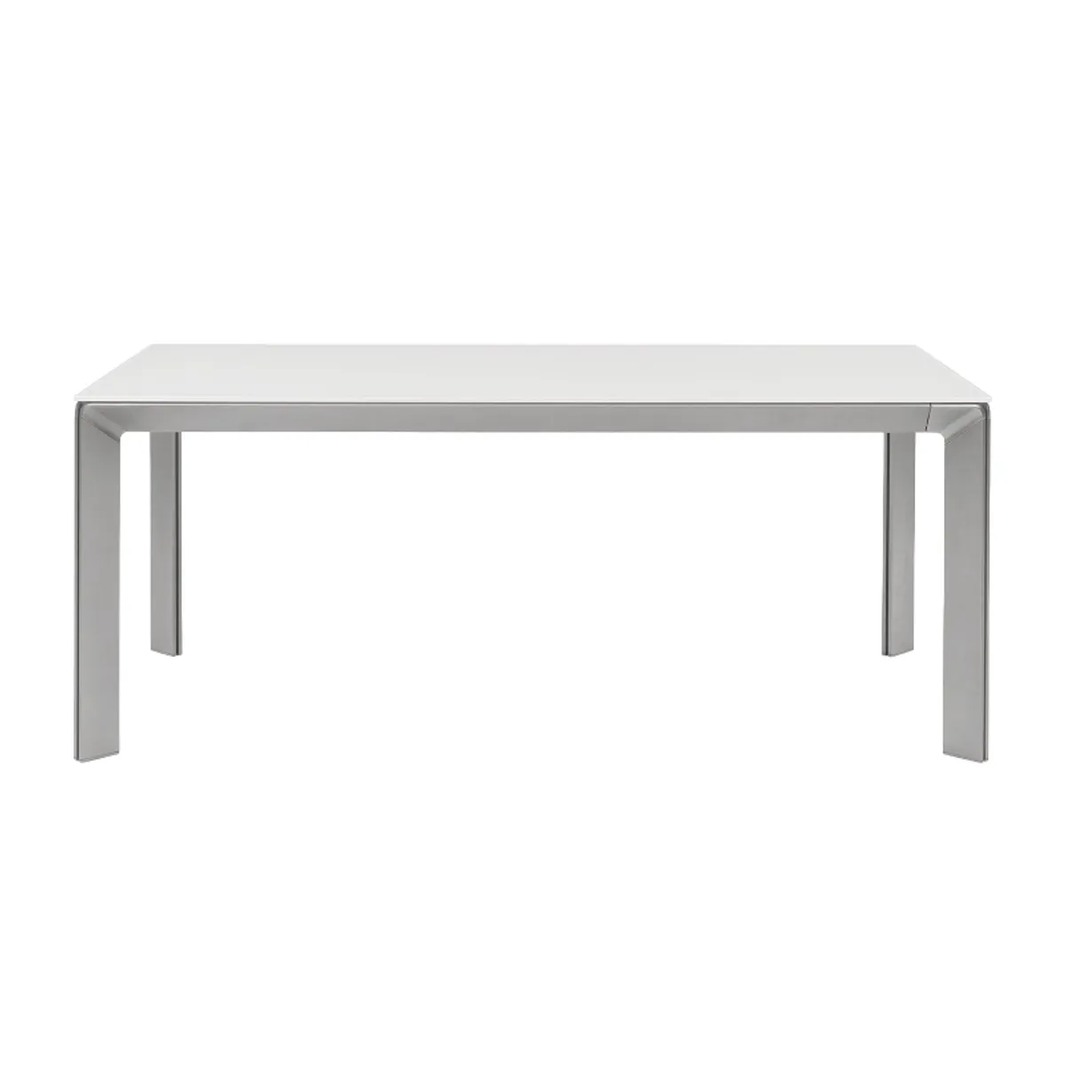 Class - Console en verre et pieds aluminium fabriquée en Italie — vue 3