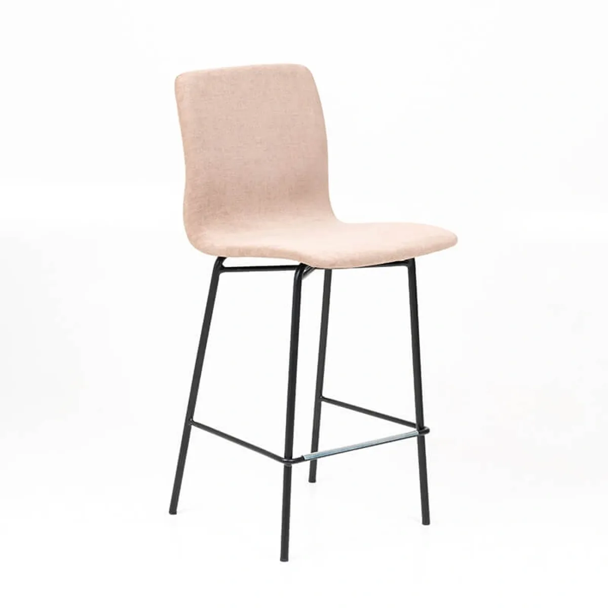 Amelie - Tabouret snack contemporain en tissu