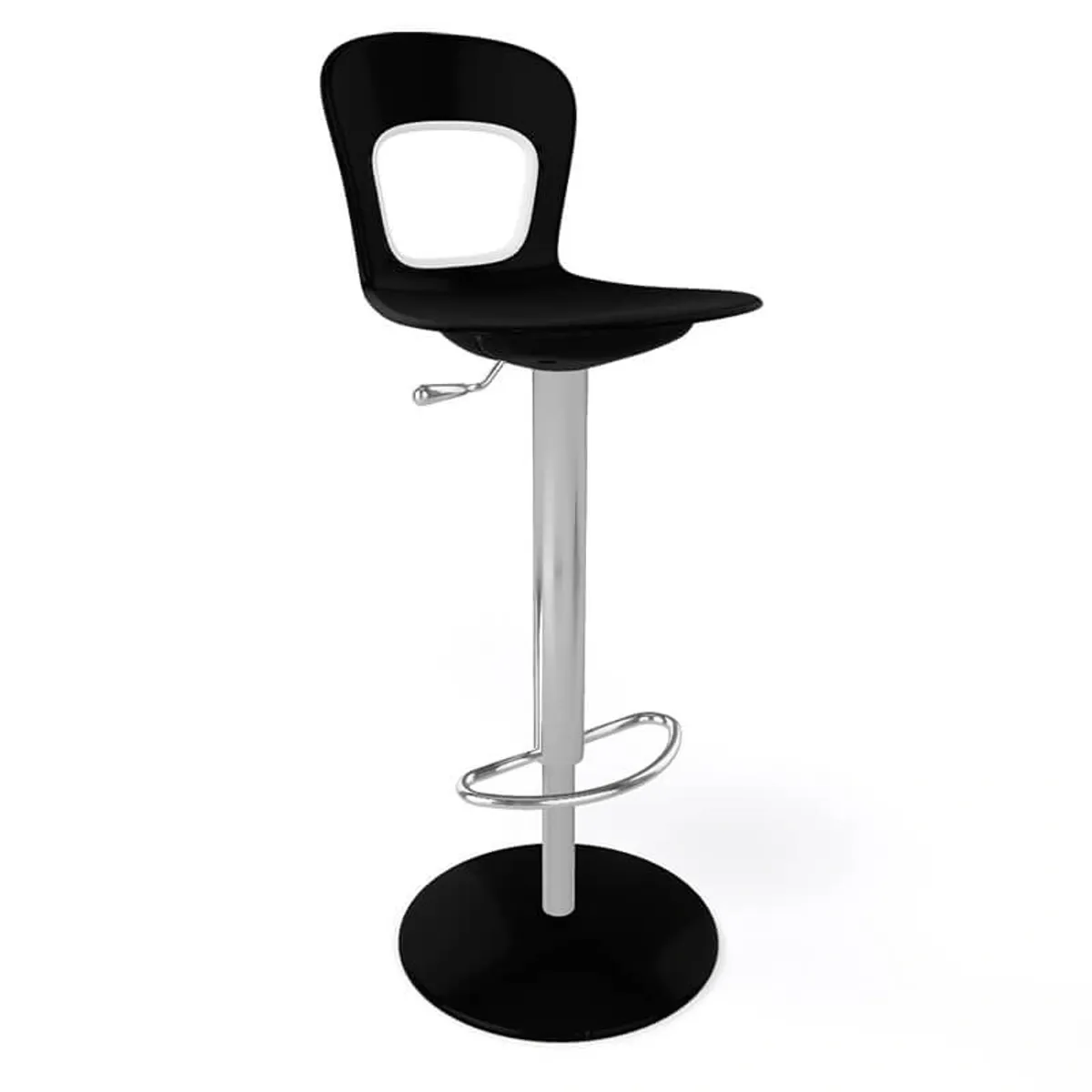 Blog 145 - Tabouret réglable en hauteur et pivotant de fabrication Italienne