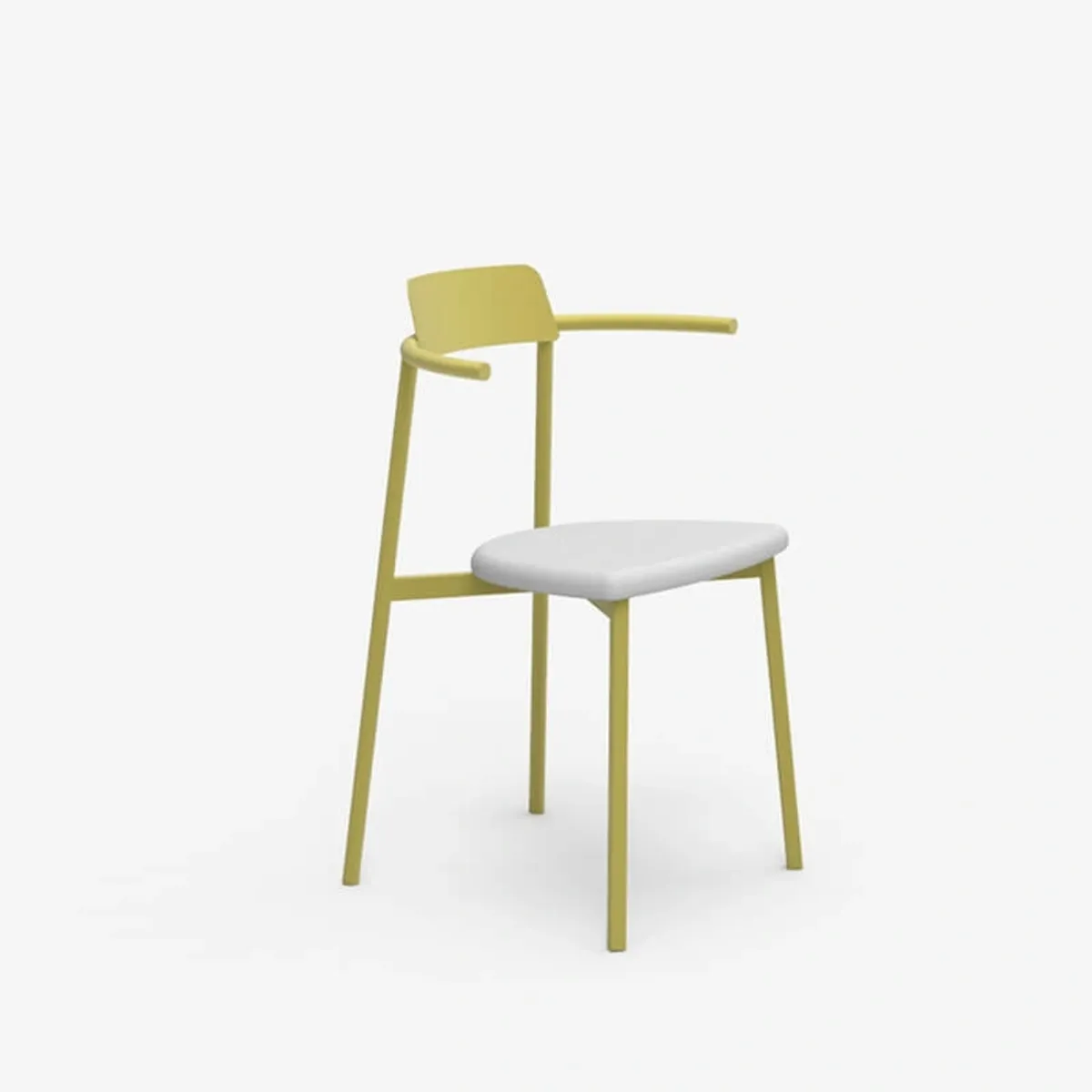 Alice Carrier® - Chaise design en acier fabriquée en France
