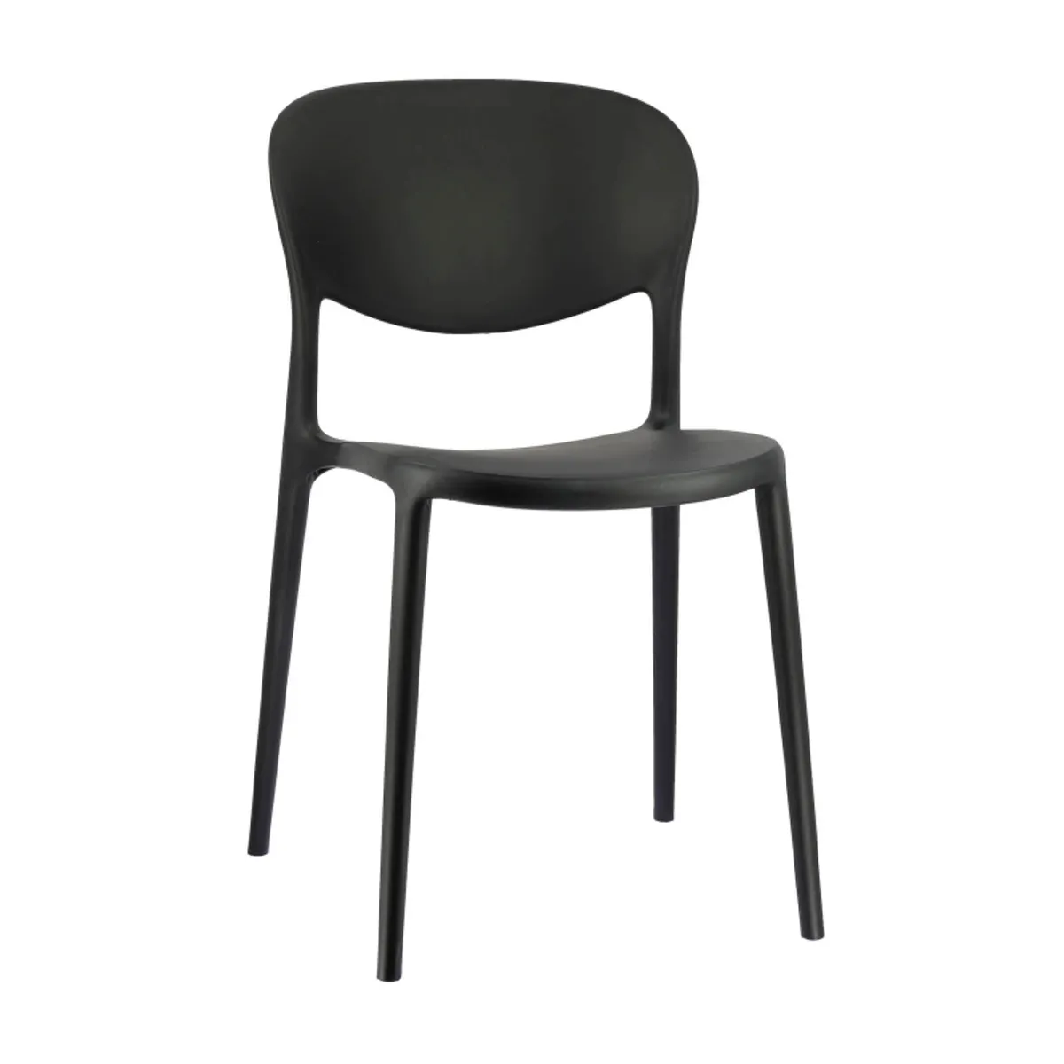 Abby Connubia® - Chaise de jardin italienne empilable en polypropylène recyclé sans accoudoirs — vue 3