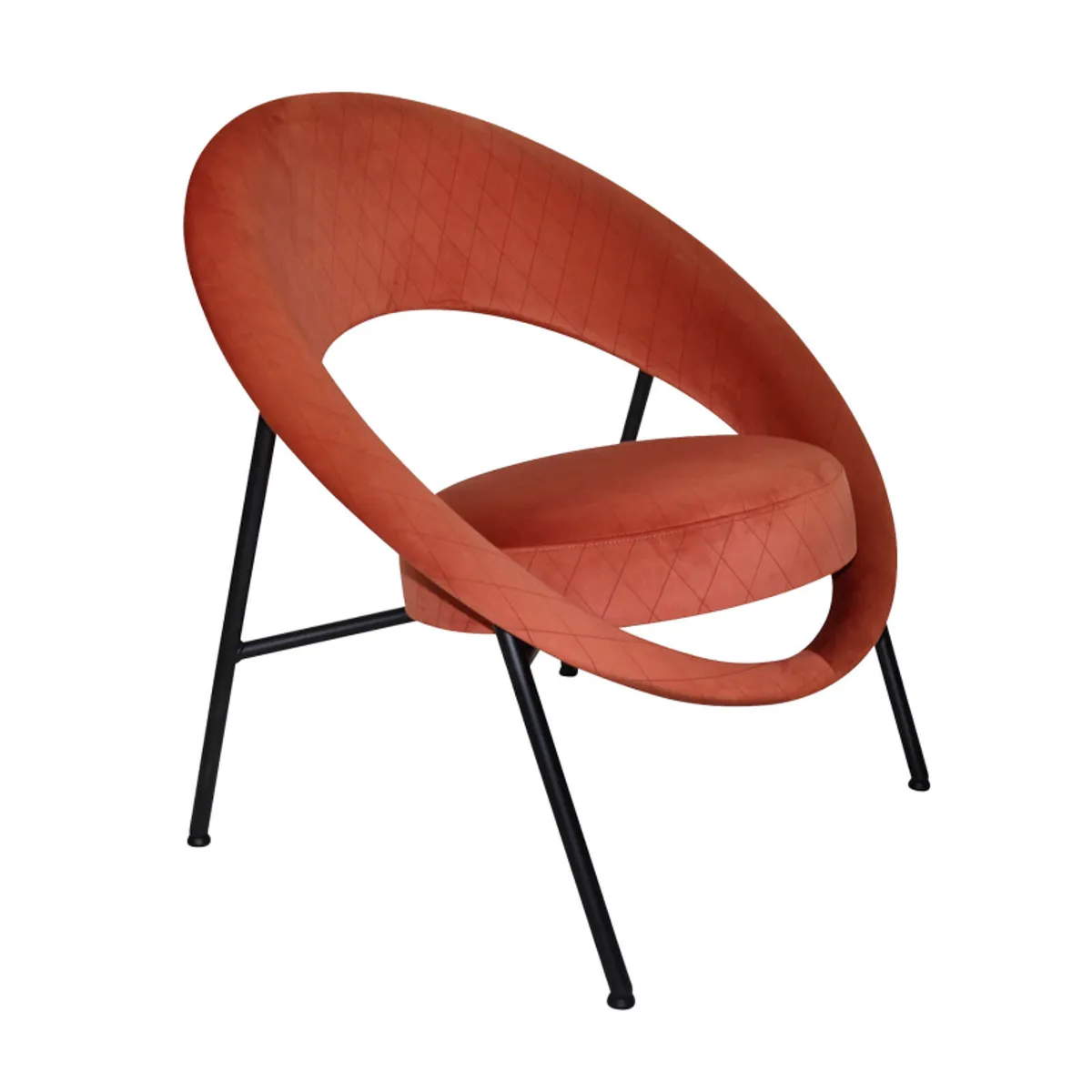 Saturn - Fauteuil design en tissu fabriqué en France — vue 4