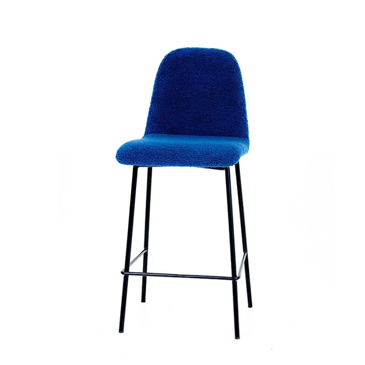 Pandora - Tabouret snack en tissu et pieds en métal — vue 5