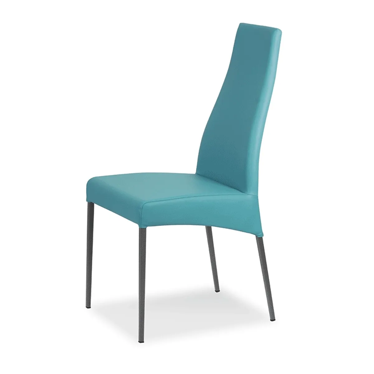 Carla - Chaise de salle à manger italienne en synthétique — vue 4