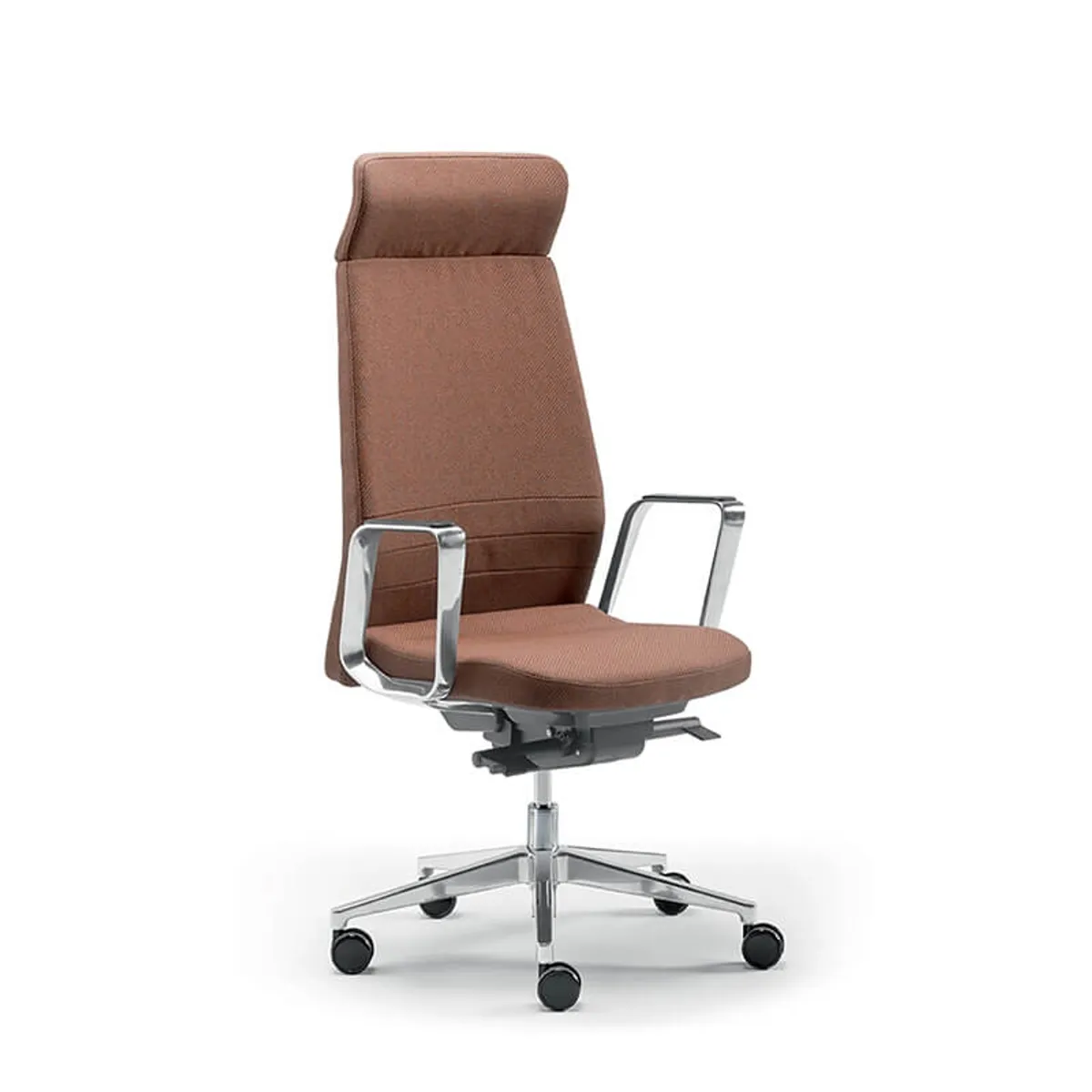 Eden 02 - Fauteuil de direction en tissu avec têtière made in France — vue 5