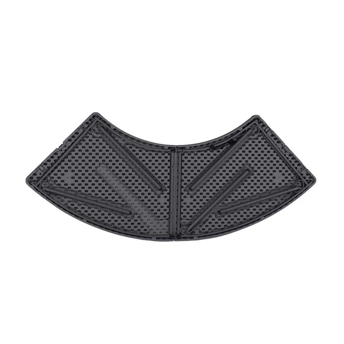 XL Moon - Table pliante circulaire gris foncé — vue 5