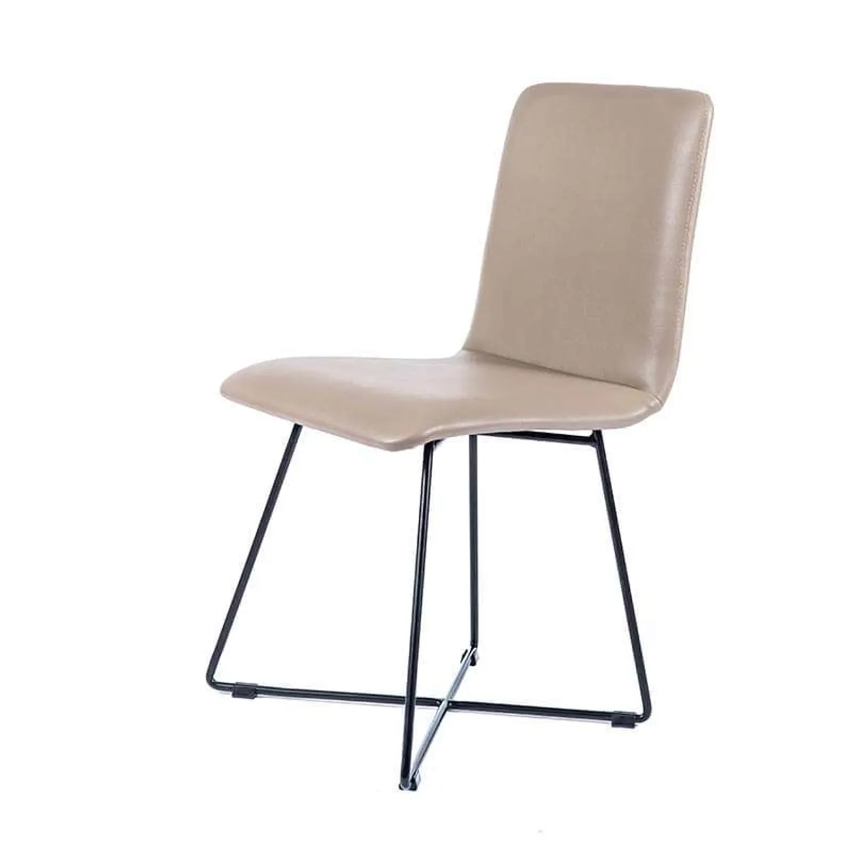 Plaza - Chaise design avec pieds filaires en métal — vue 3