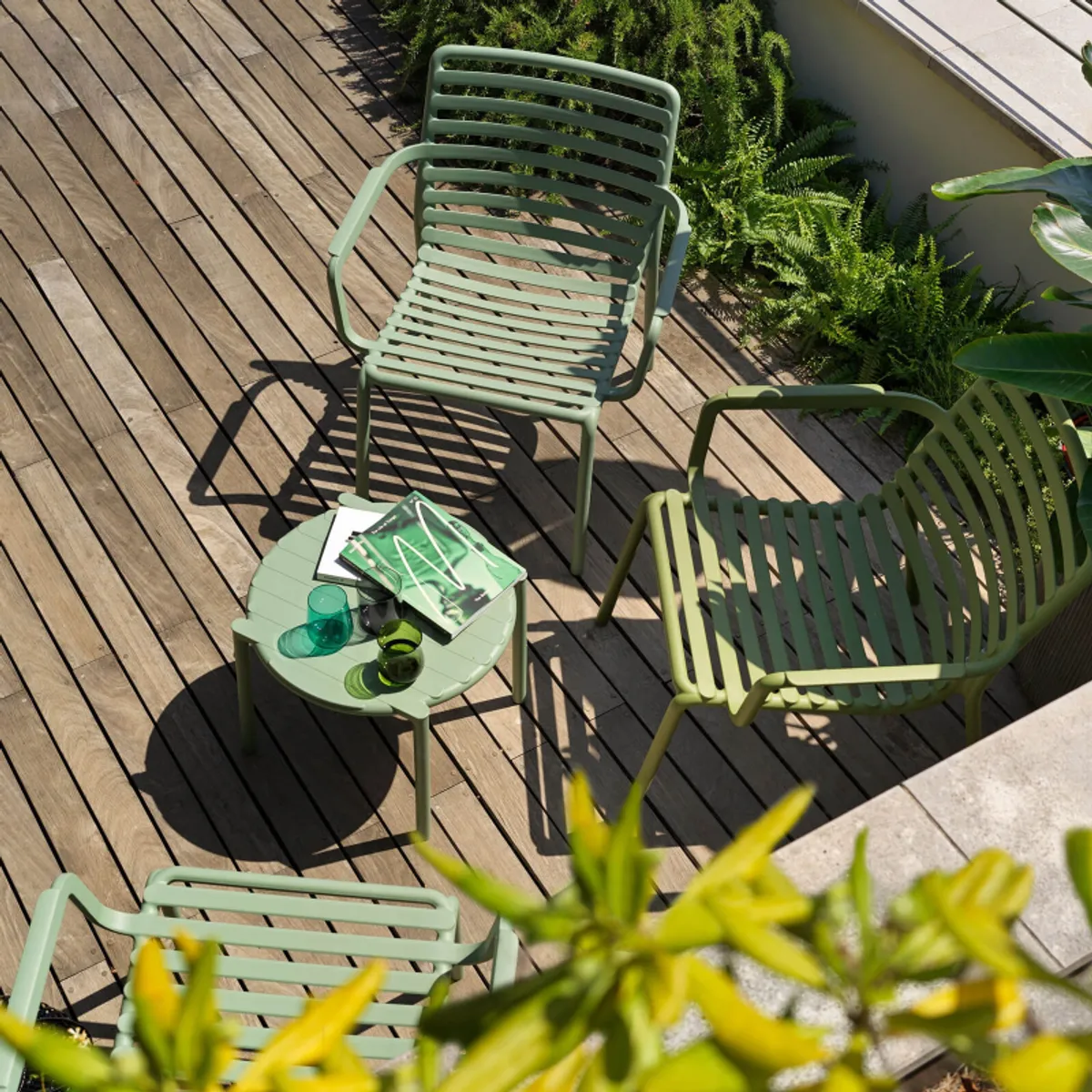 Doga - Fauteuil de jardin bas relax design italien — vue 4