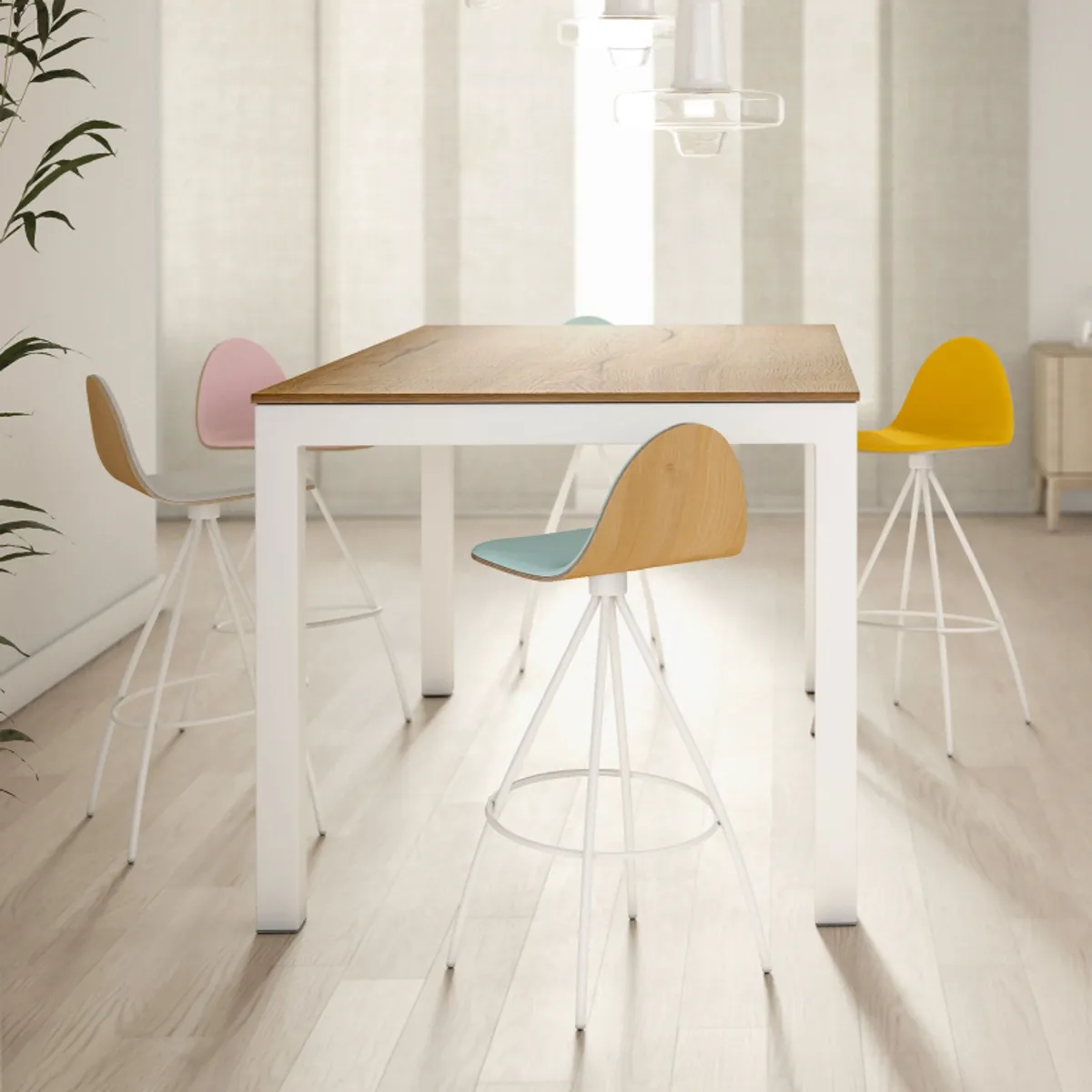 Petris - Tabouret haut design — vue 3