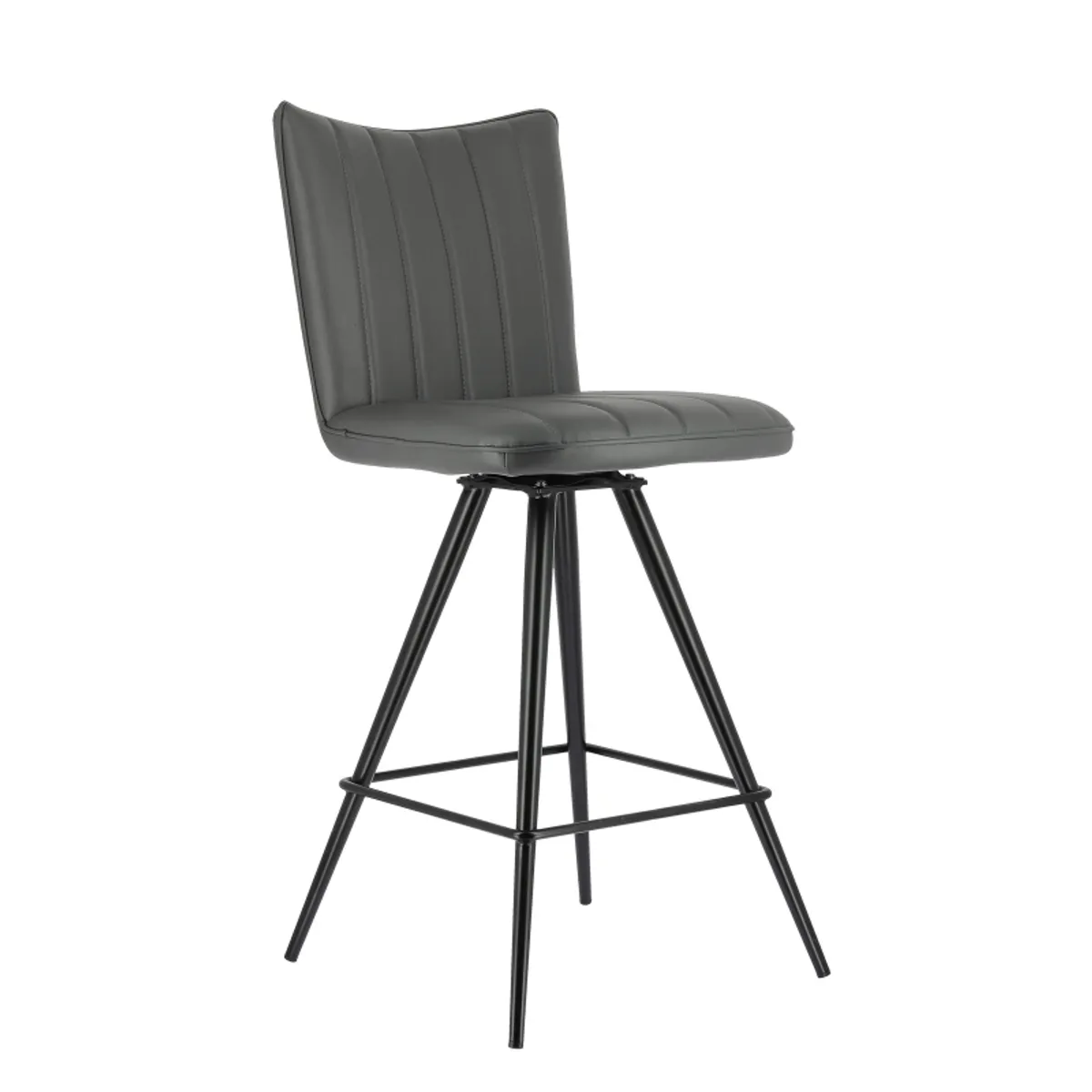 Timéo - Tabouret snack pivotant avec pieds obliques — vue 5