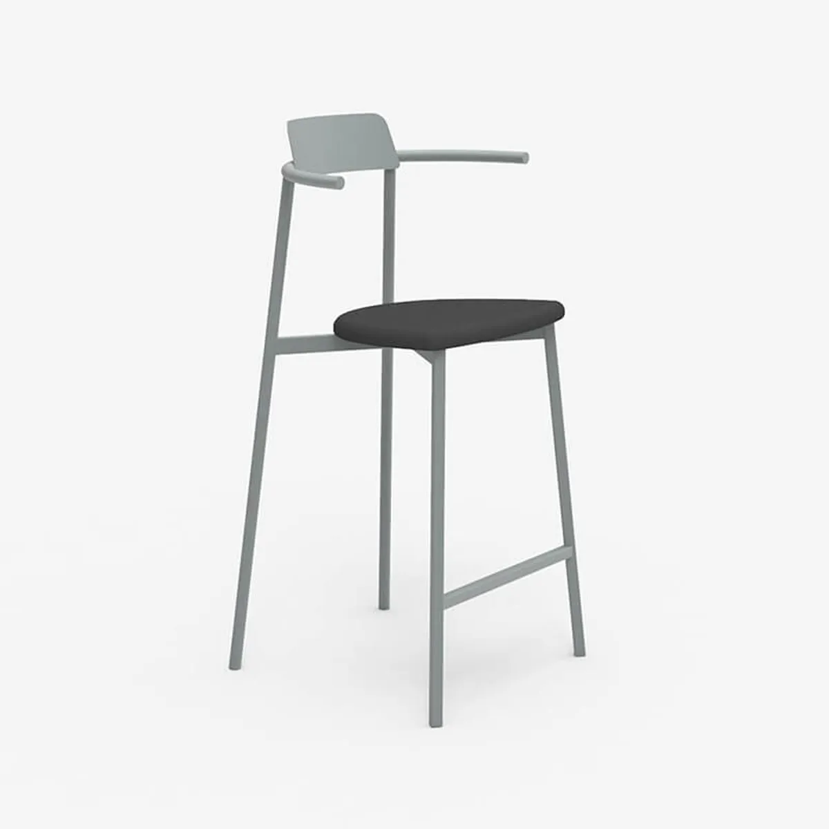 Alice Carrier ® - Tabouret snack moderne en acier fabriqué en France — vue 4